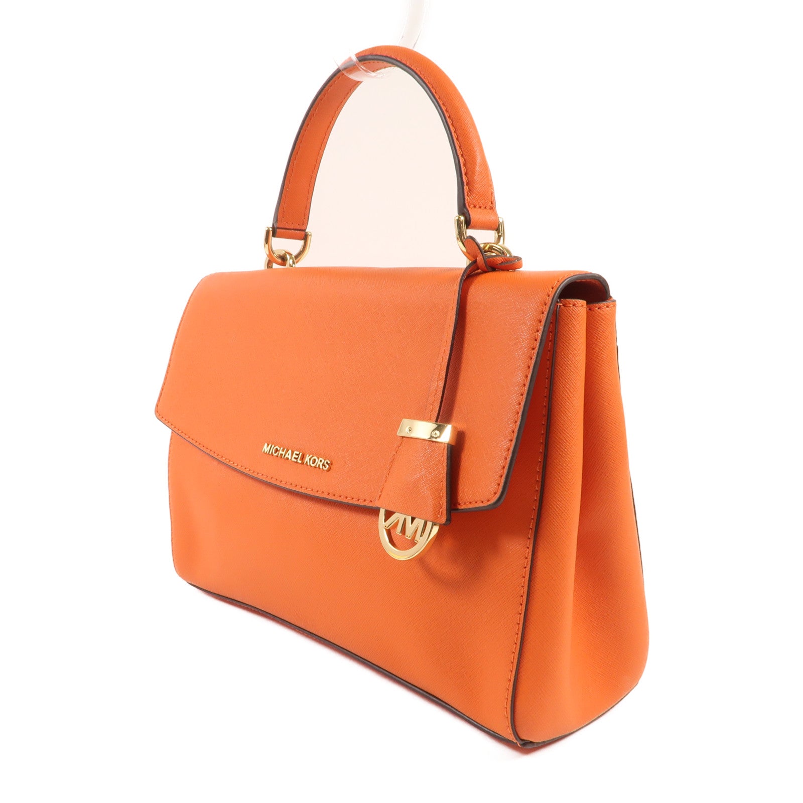 Michael Kors 牛皮皮革Shoulder Bag金扣手挽肩背兩用袋