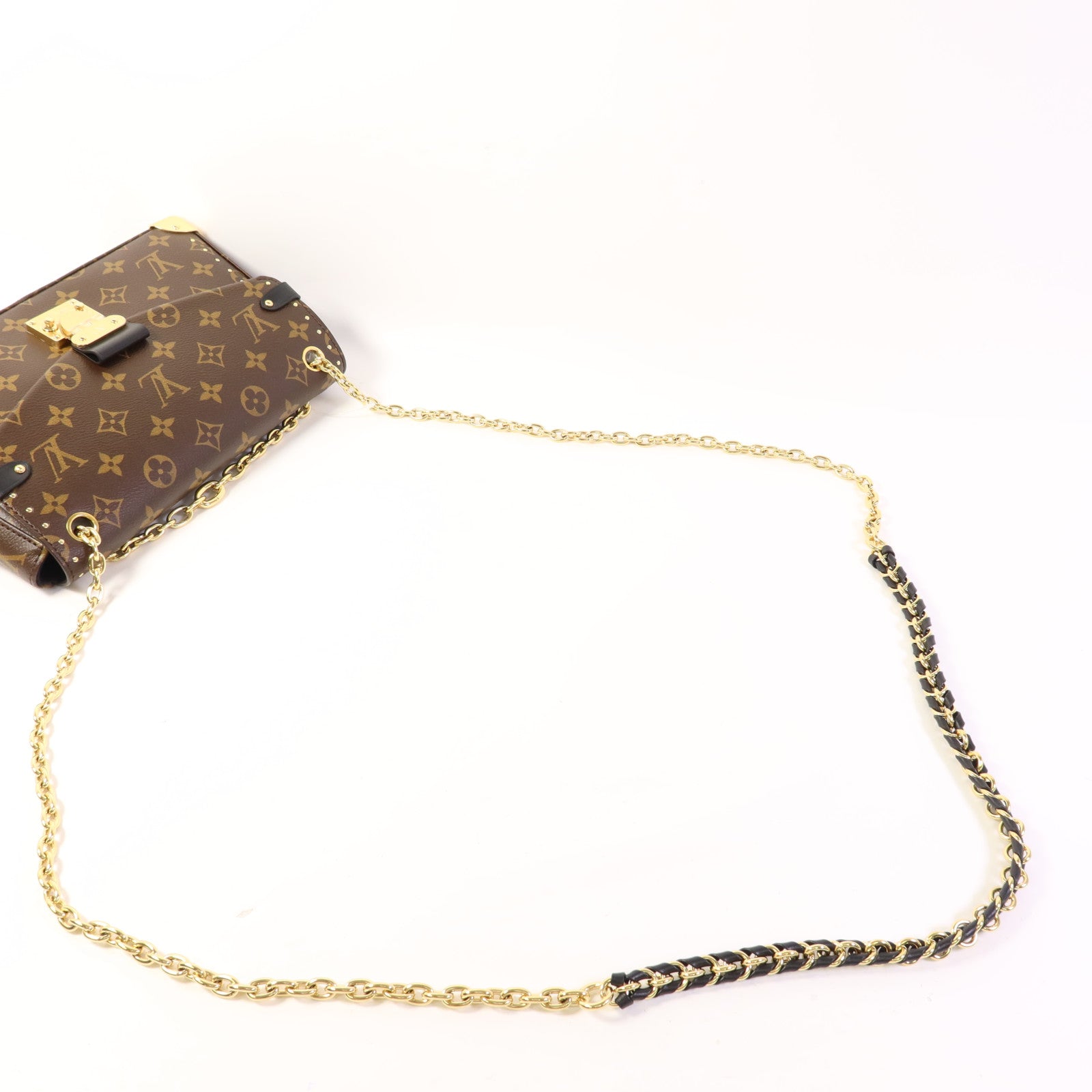 LOUIS VUITTON Monogram Trunkie金扣肩背袋