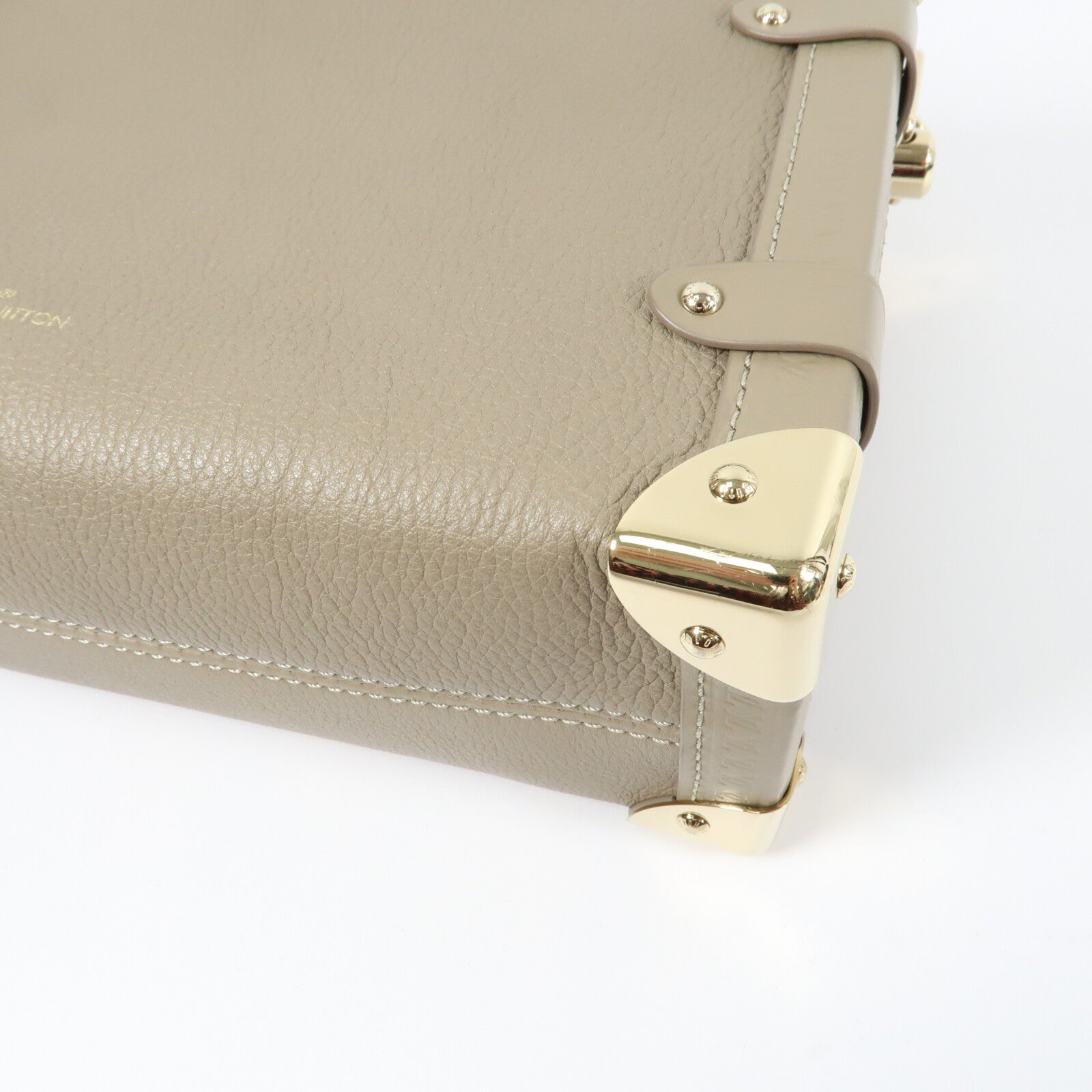 LOUIS VUITTON 牛皮皮革Side Trunk MM手挽肩背兩用袋