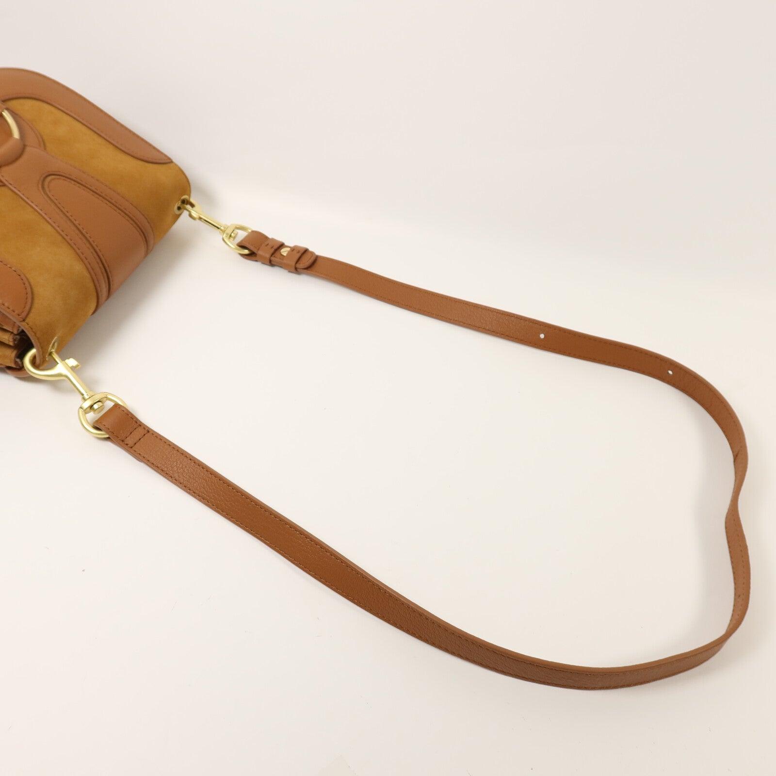 SEE BY CHLOE 牛皮皮革/麂皮皮革Shoulder Bag金扣肩背袋