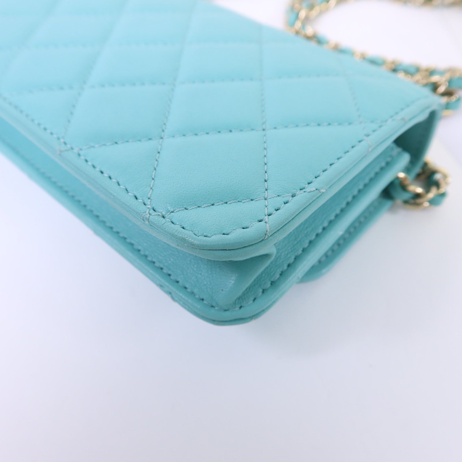 CHANEL 羊皮皮革Trendy CC金扣鏈帶肩背袋
