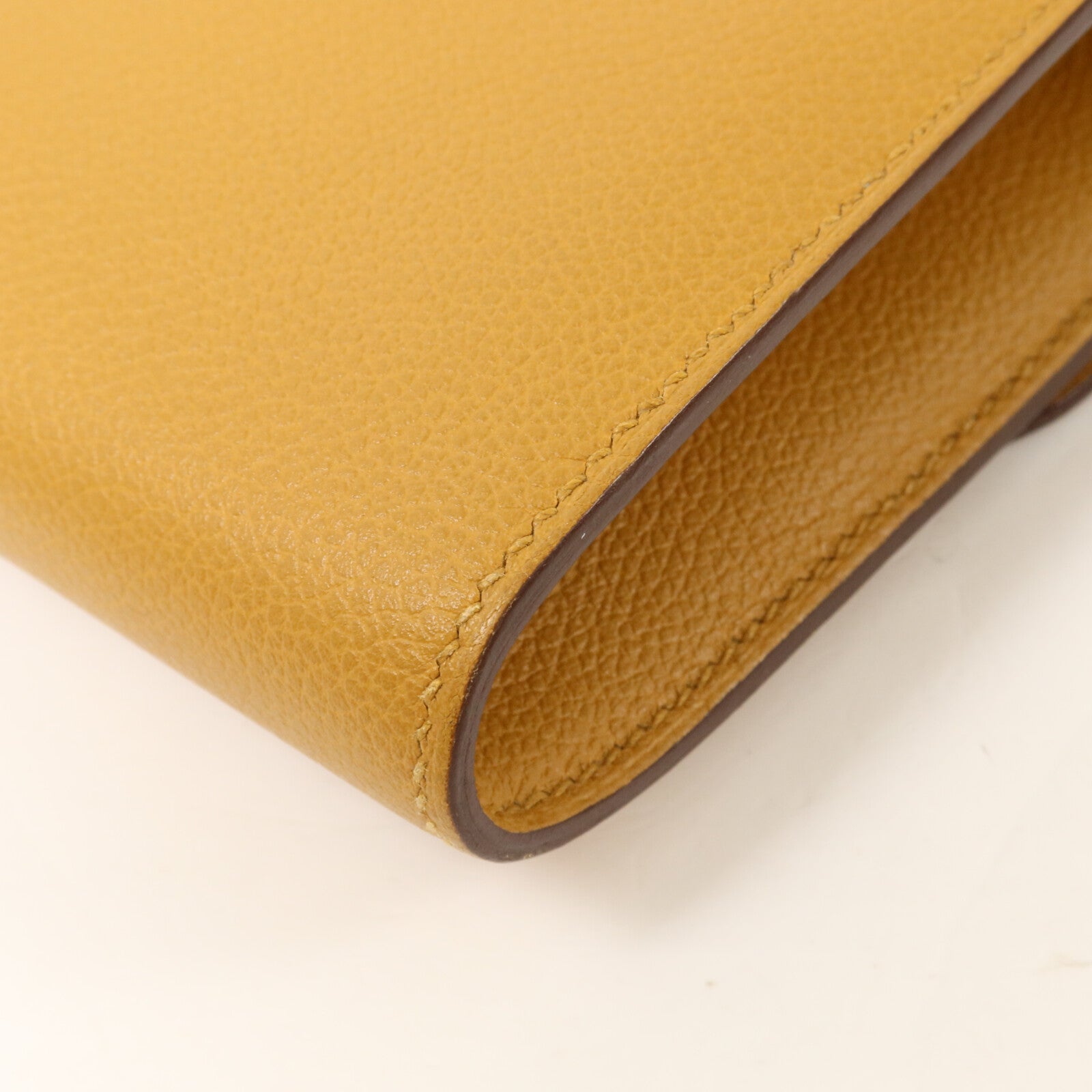 HERMES Chevre皮革Constance To Go肩背袋Caramel