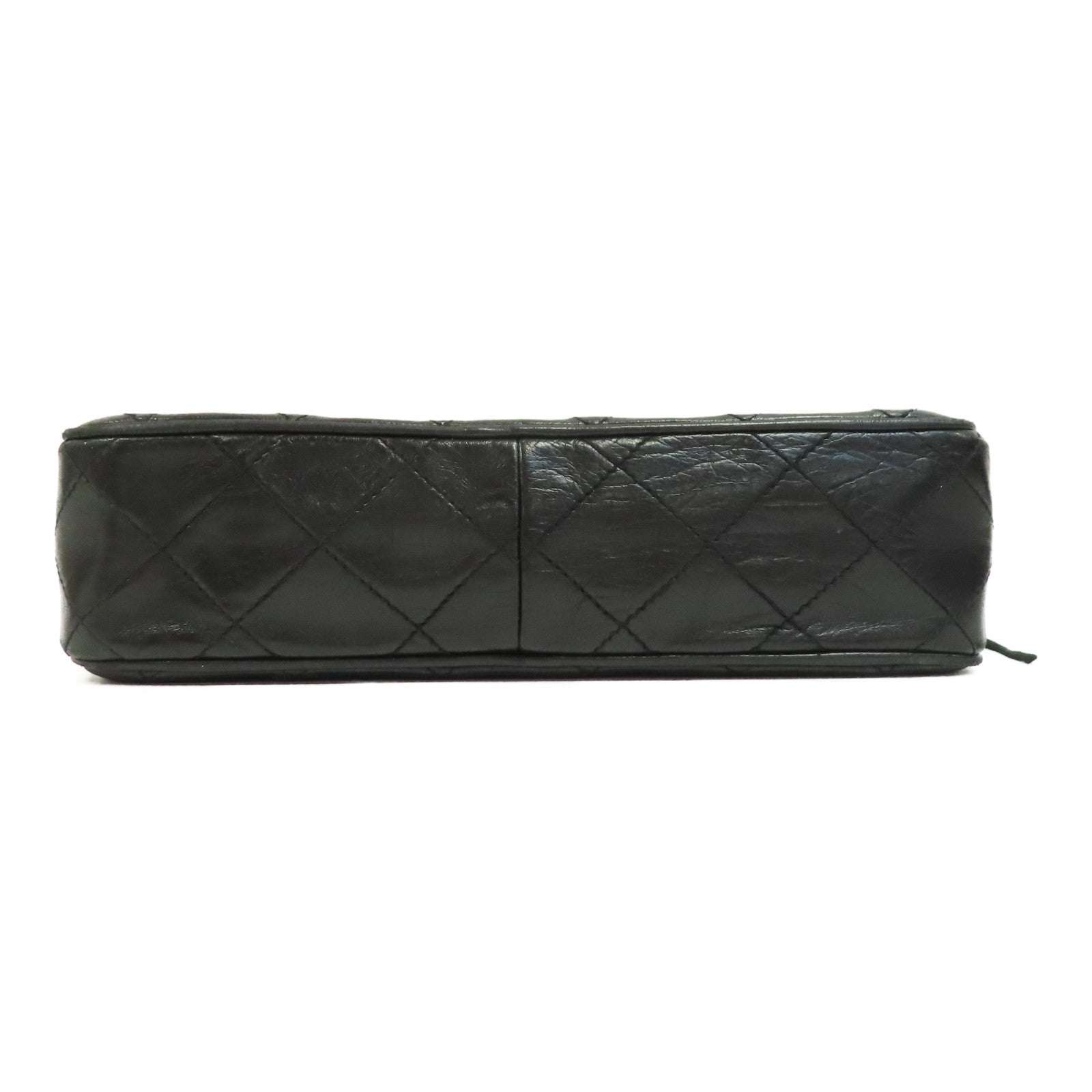 CHANEL 【激減優惠】菱格羊皮皮革Chain Shoulder金扣鏈帶肩背袋黑色