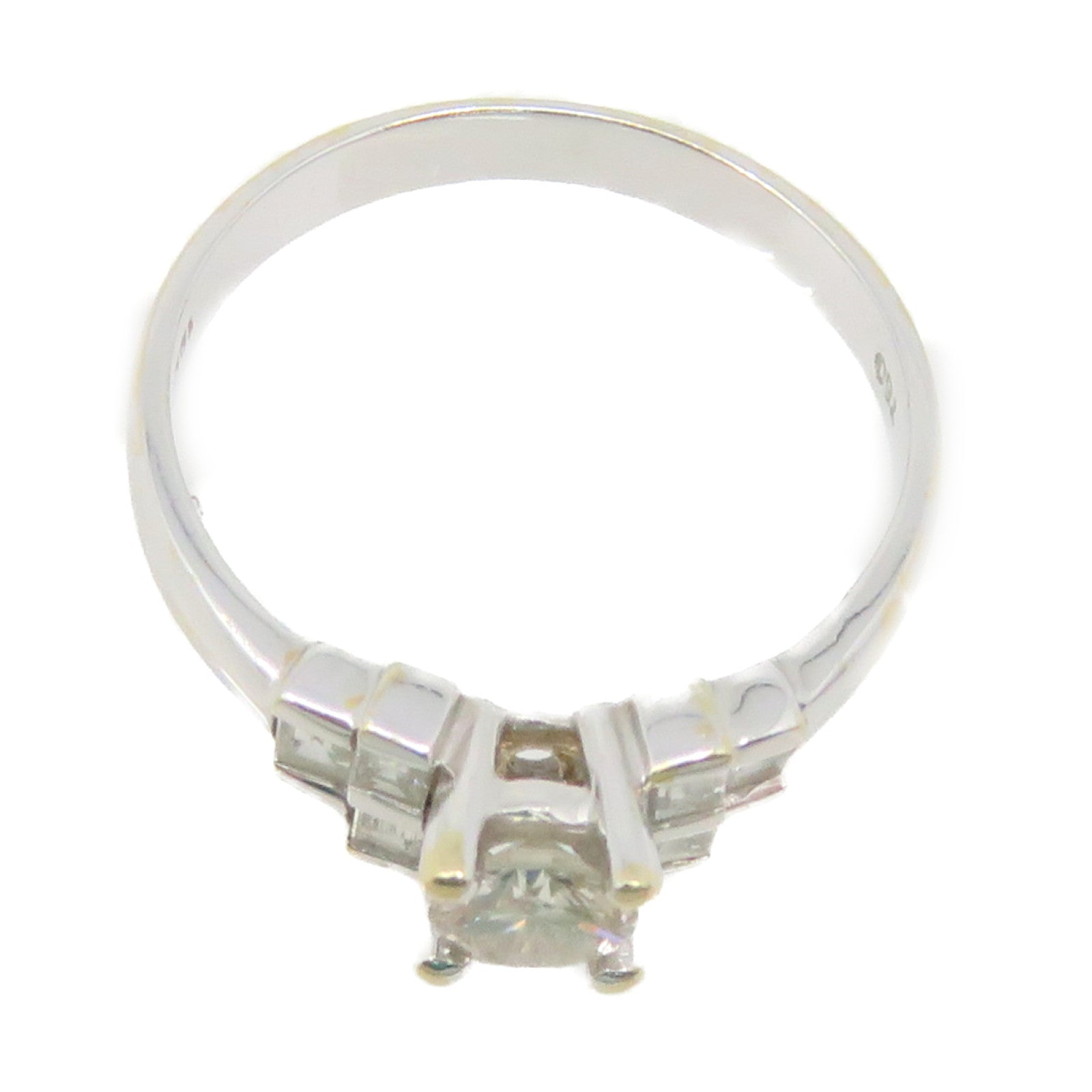 JEWELRY 18K白金/钻石Diamond Ring戒指US#5.5