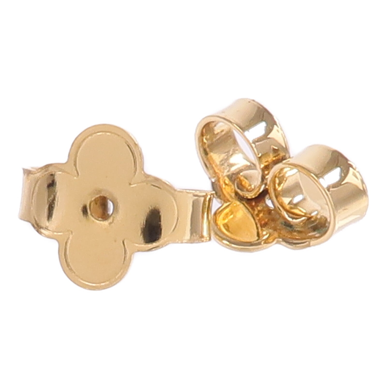 LOUIS VUITTON 金屬/PVC Botanica Earrings金扣耳環