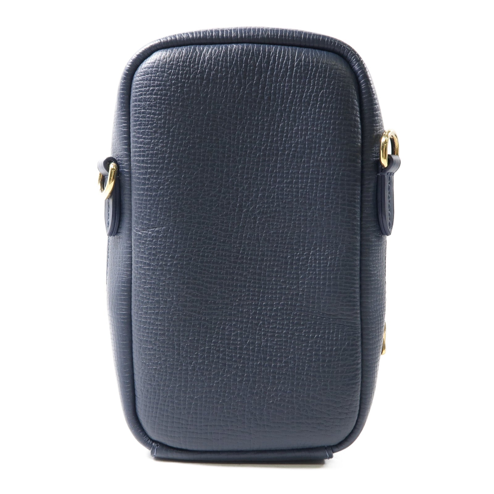 LOUIS VUITTON Monogram Denim/Taurillon x Nigo Flap Double Phone Pouch金扣肩背袋藍色