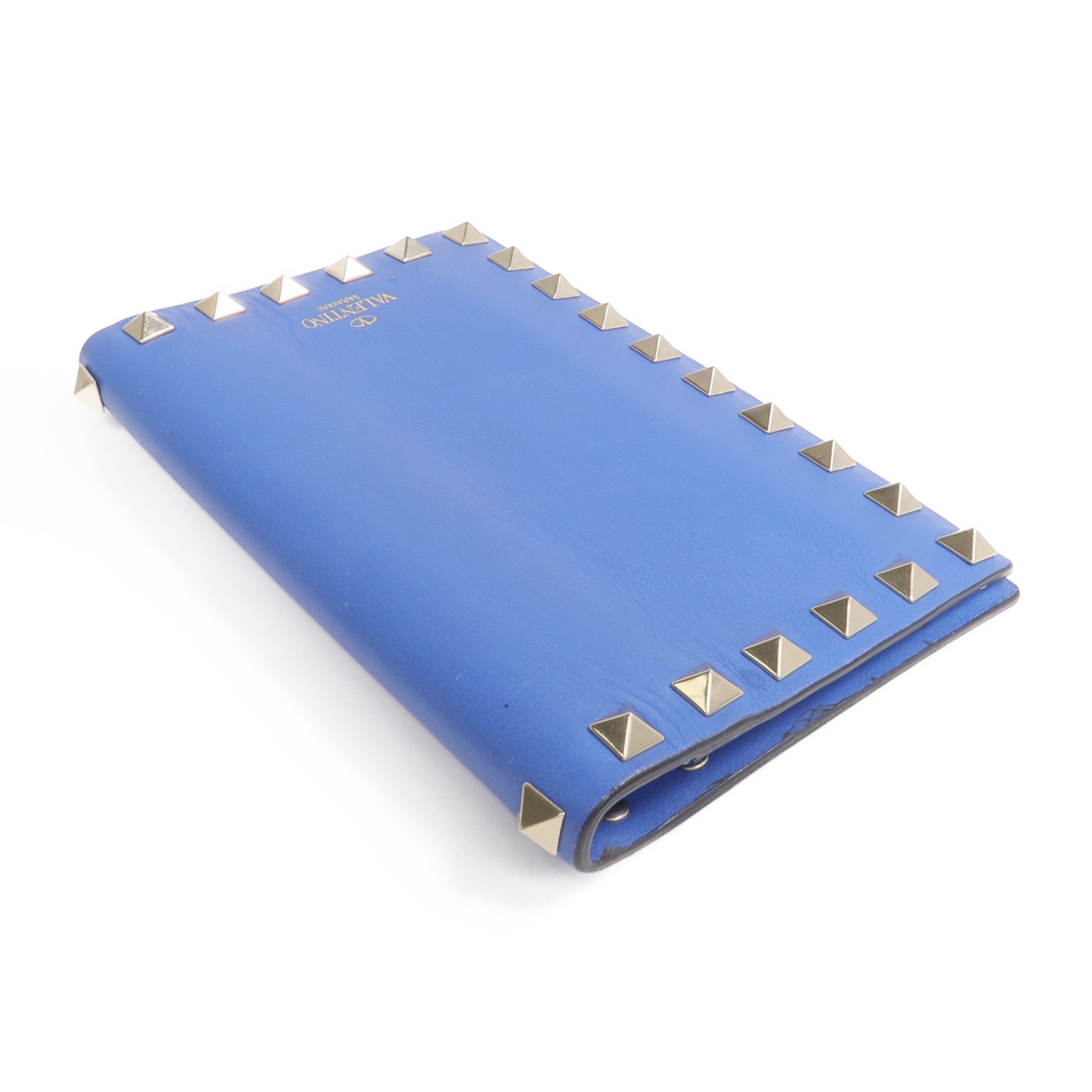 Valentino 牛皮皮革Rockstud Passport Case護照套