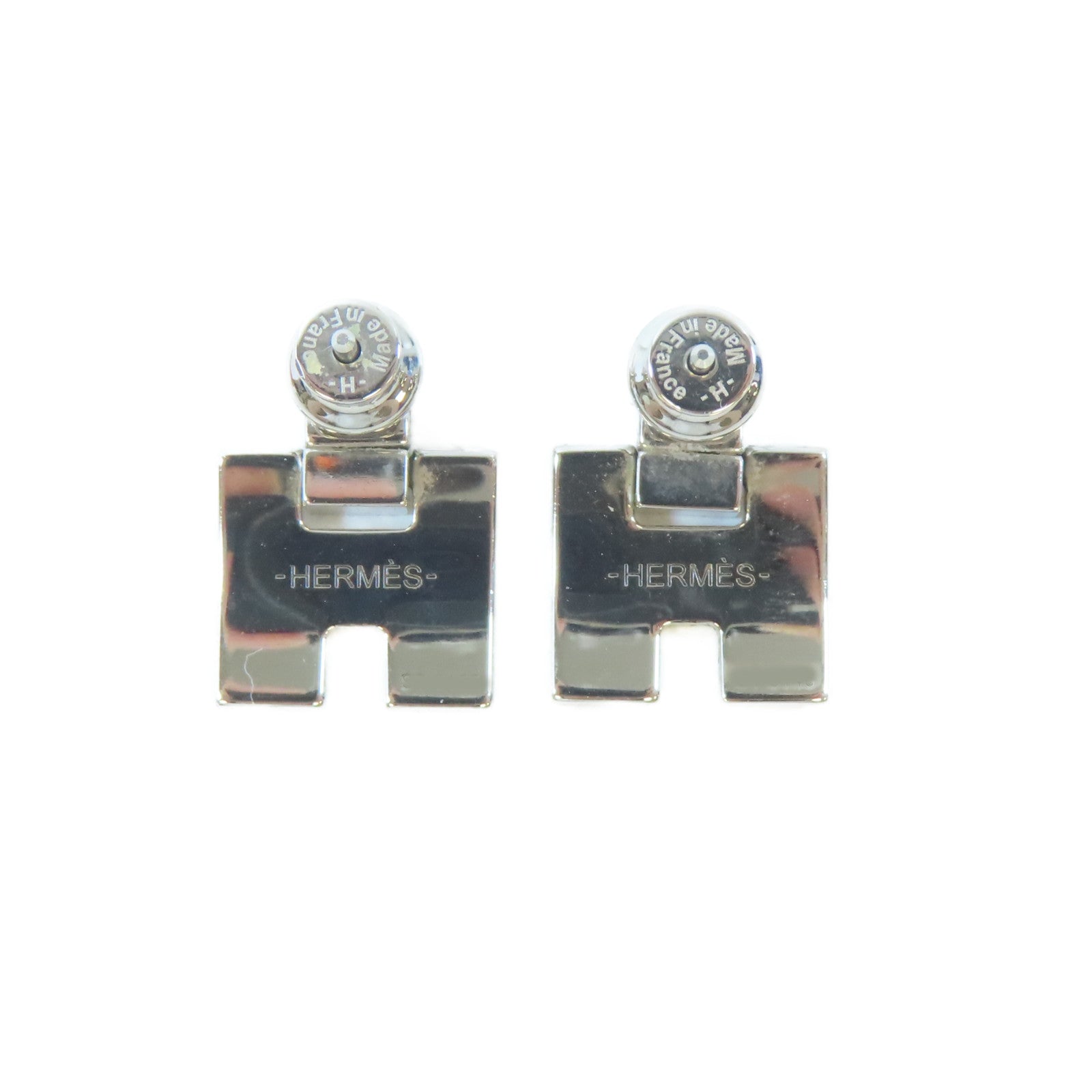 HERMES 金屬Eileen Earrings耳環銀色
