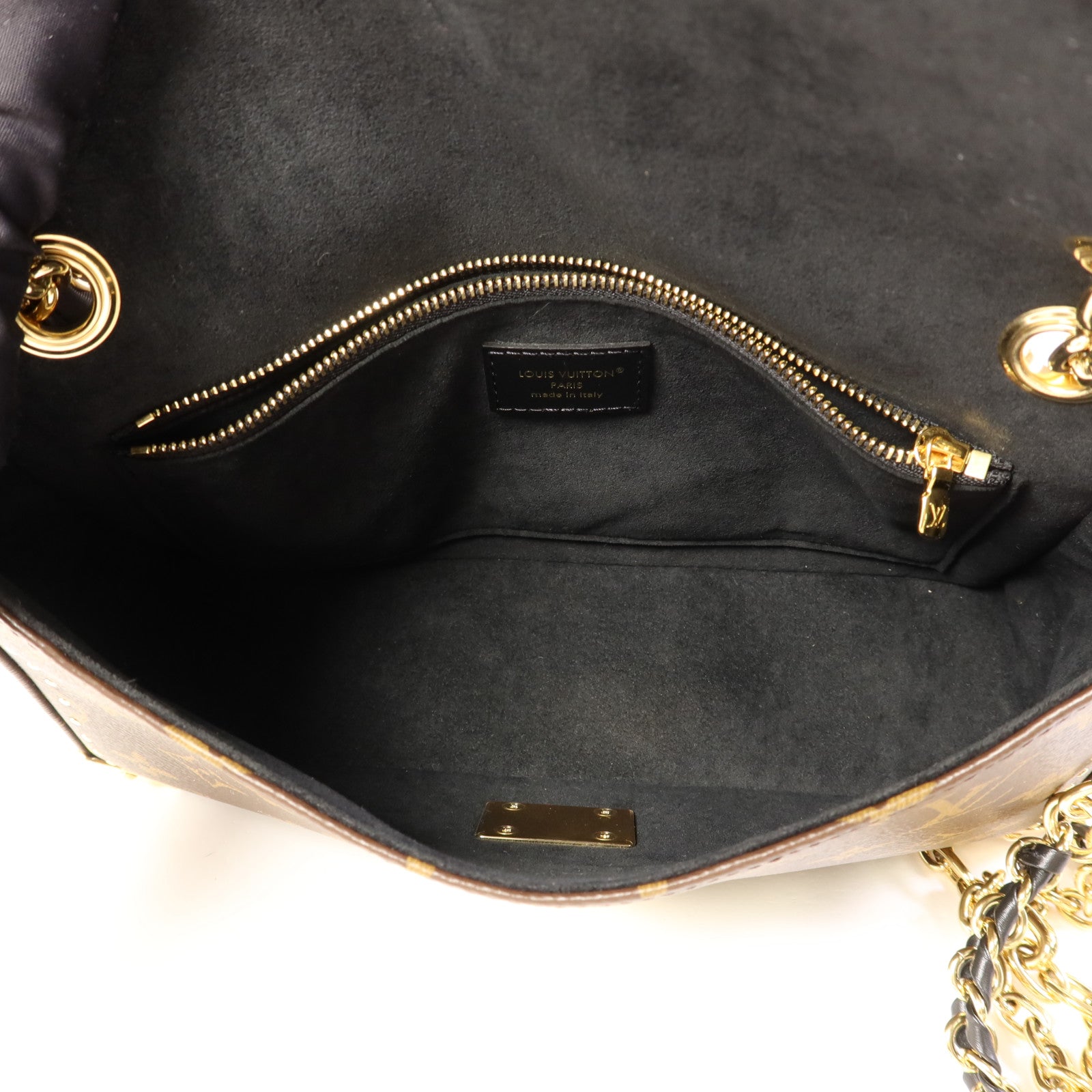 LOUIS VUITTON Monogram Trunkie金扣肩背袋