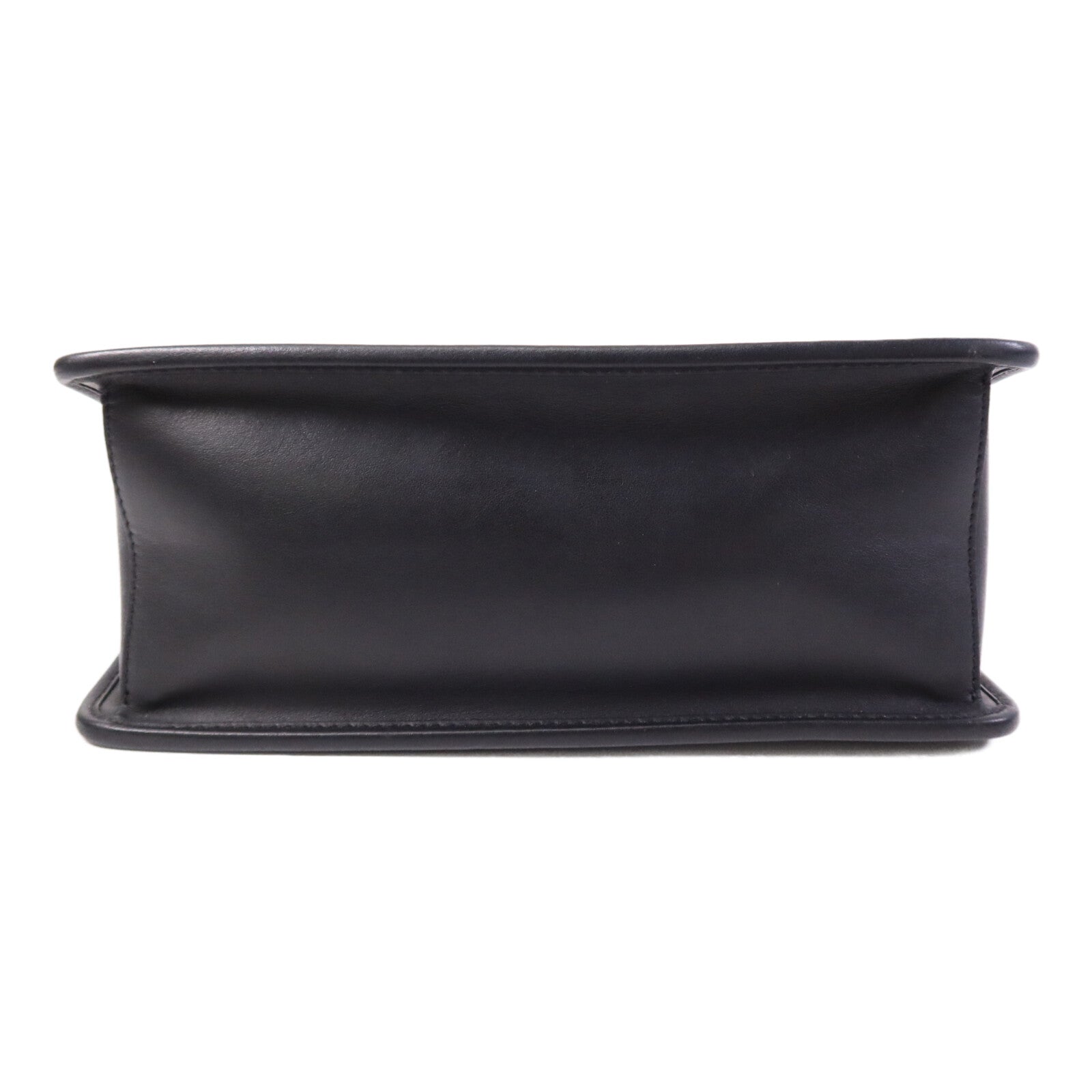 FENDI 牛皮皮革Kan I銀扣肩背袋