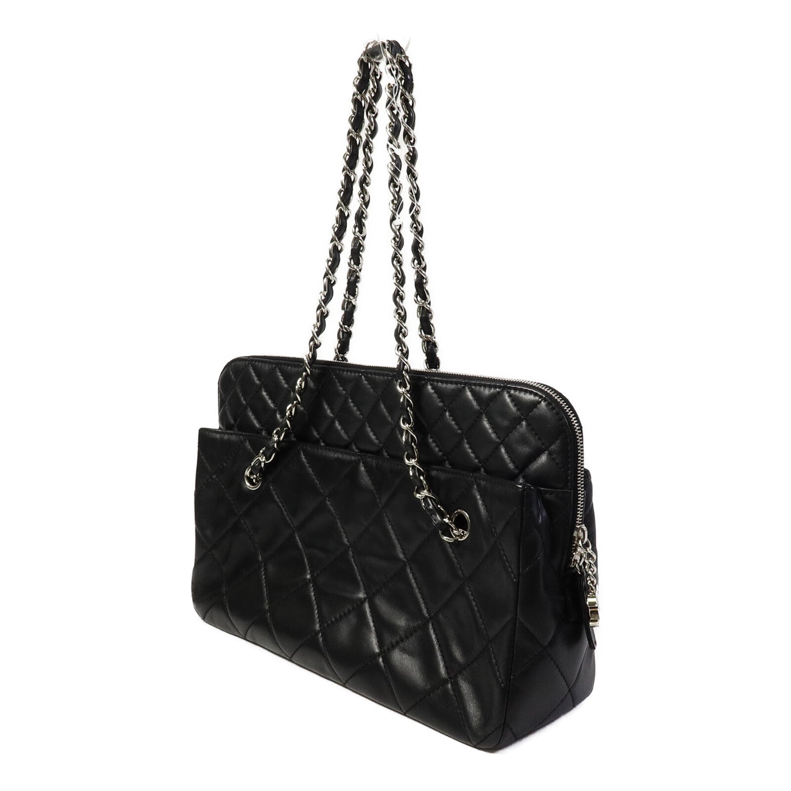CHANEL 牛皮皮革Chain Shoulder鏈帶肩背袋