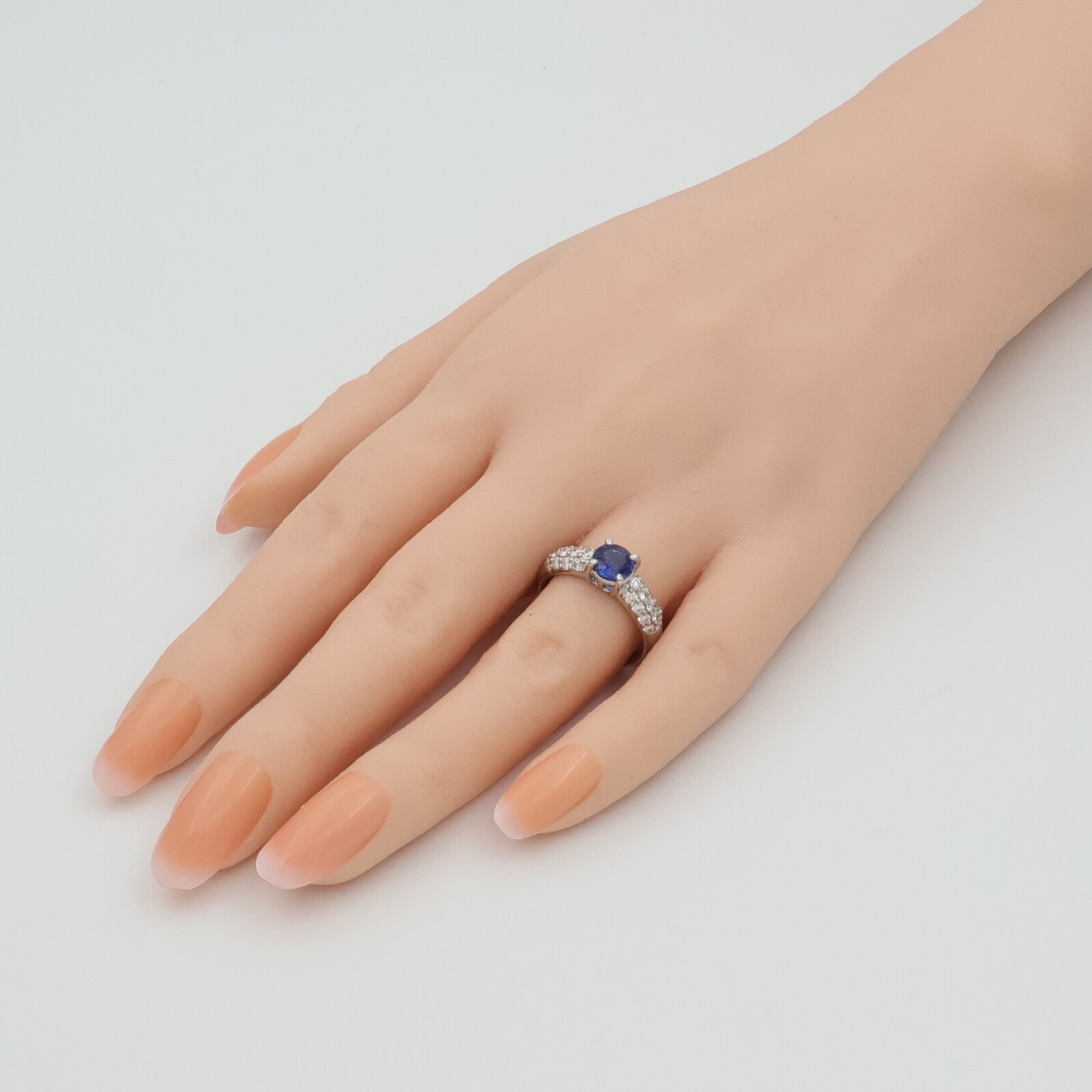 JEWELRY PT900鉑金/藍寶石Sapphire鑽石戒指