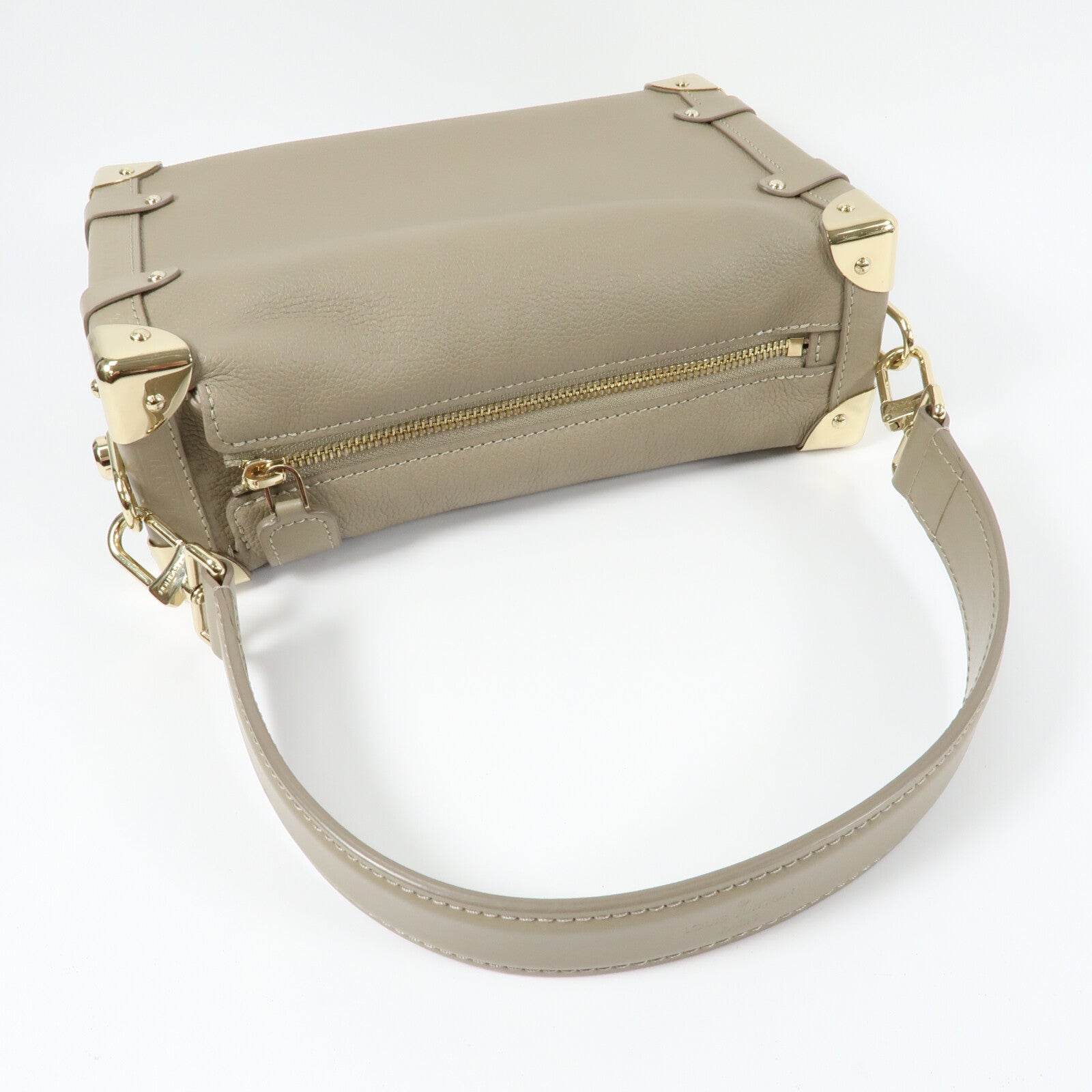LOUIS VUITTON 牛皮皮革Side Trunk MM手挽肩背兩用袋