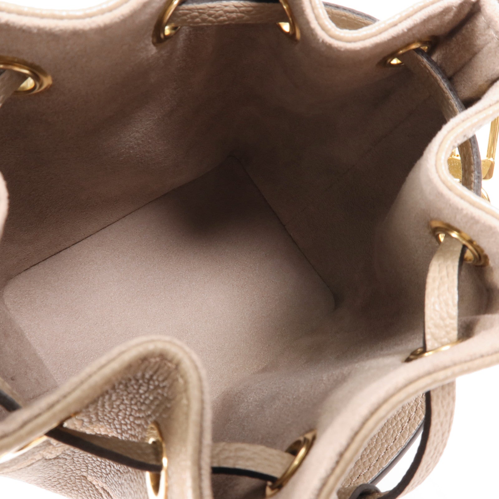 LOUIS VUITTON Monogram Empreinte Nano Noe金扣手挽肩背兩用袋