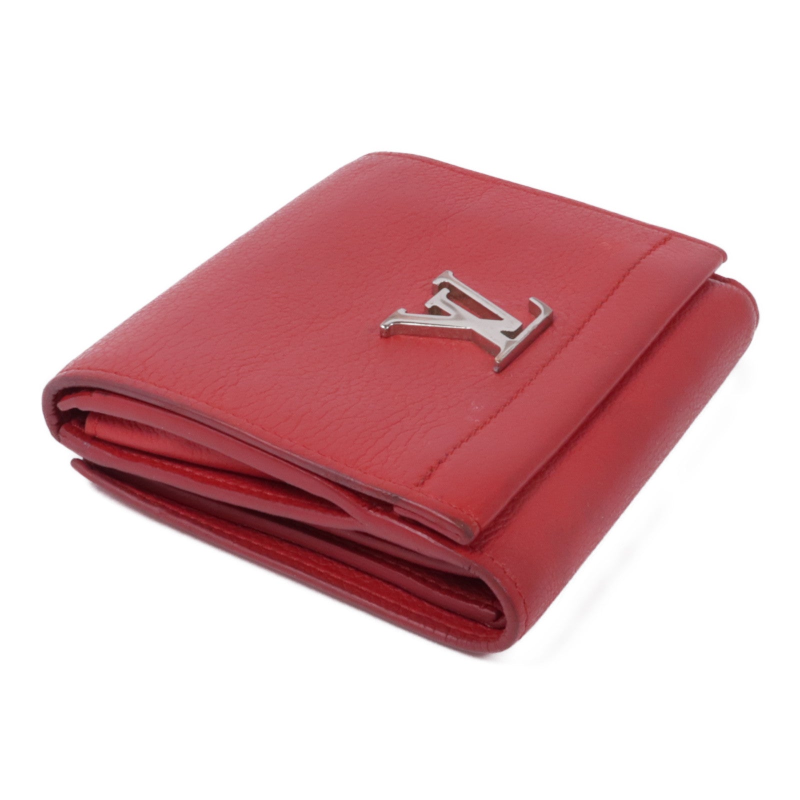 LOUIS VUITTON LV SHW Lockme II Wallet M64308 Calfskin Leather