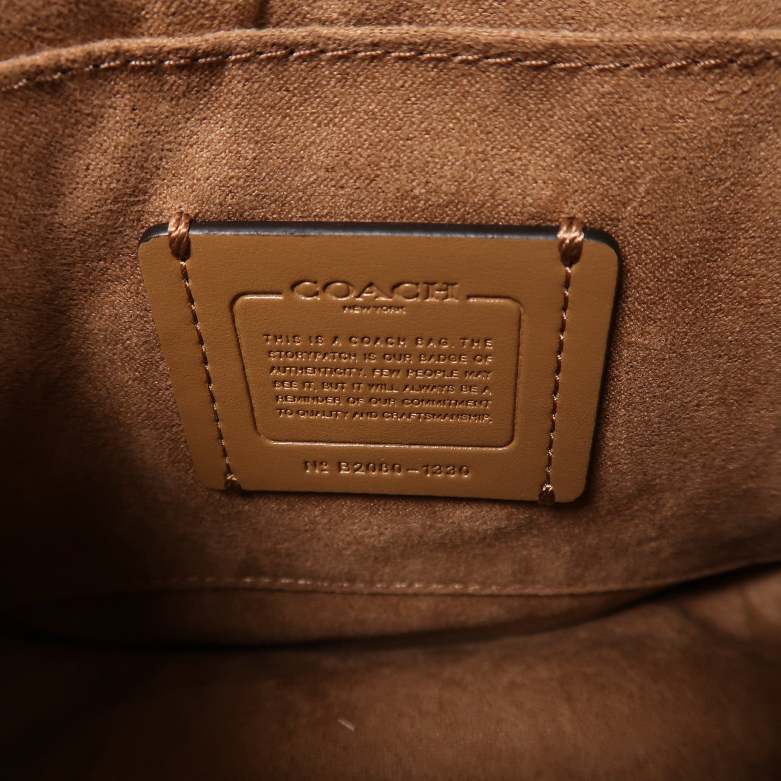 COACH 牛皮皮革Shoulder Bag銀扣肩背袋