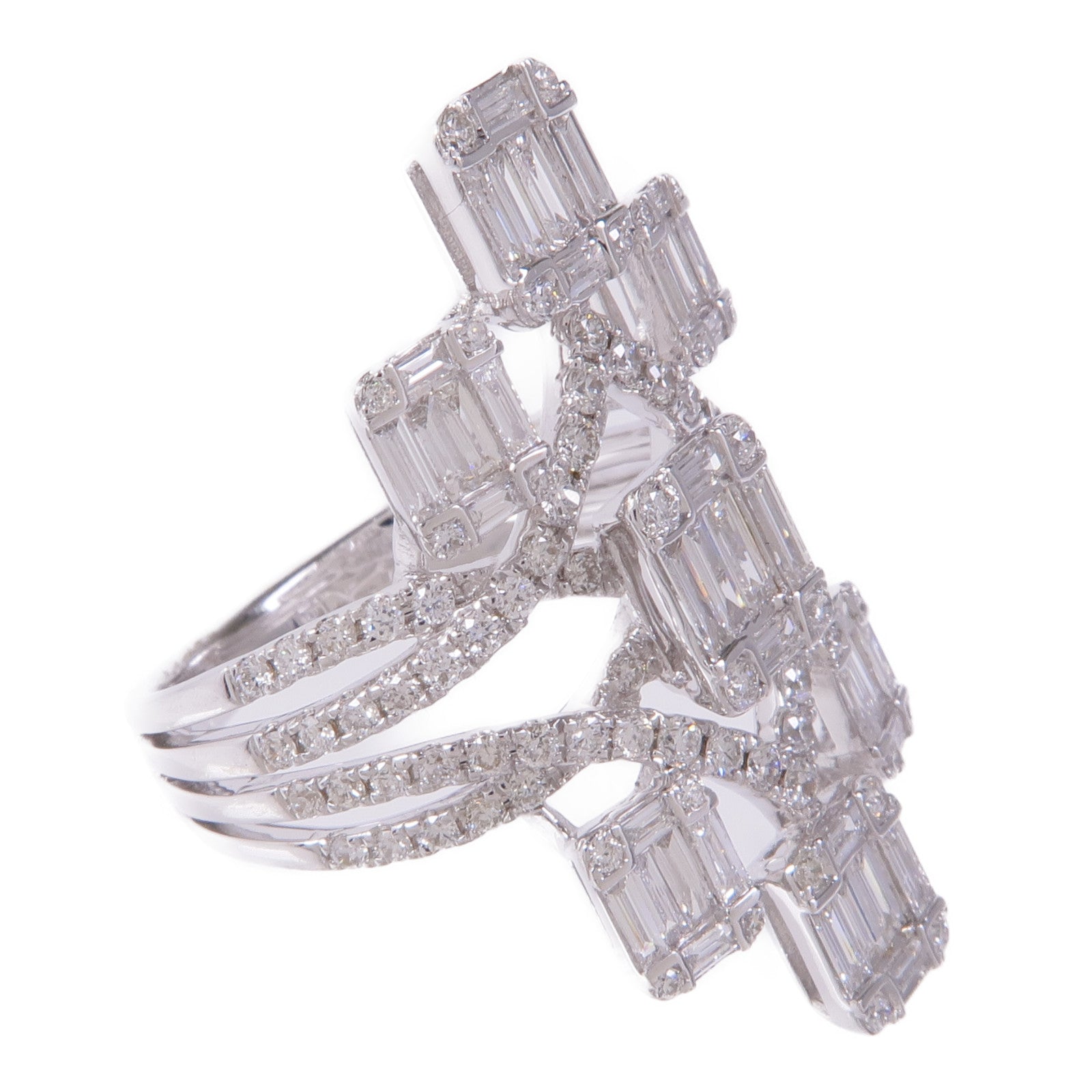 JEWELRY 18K白金Diamond Ring鑽石戒指US#6.75