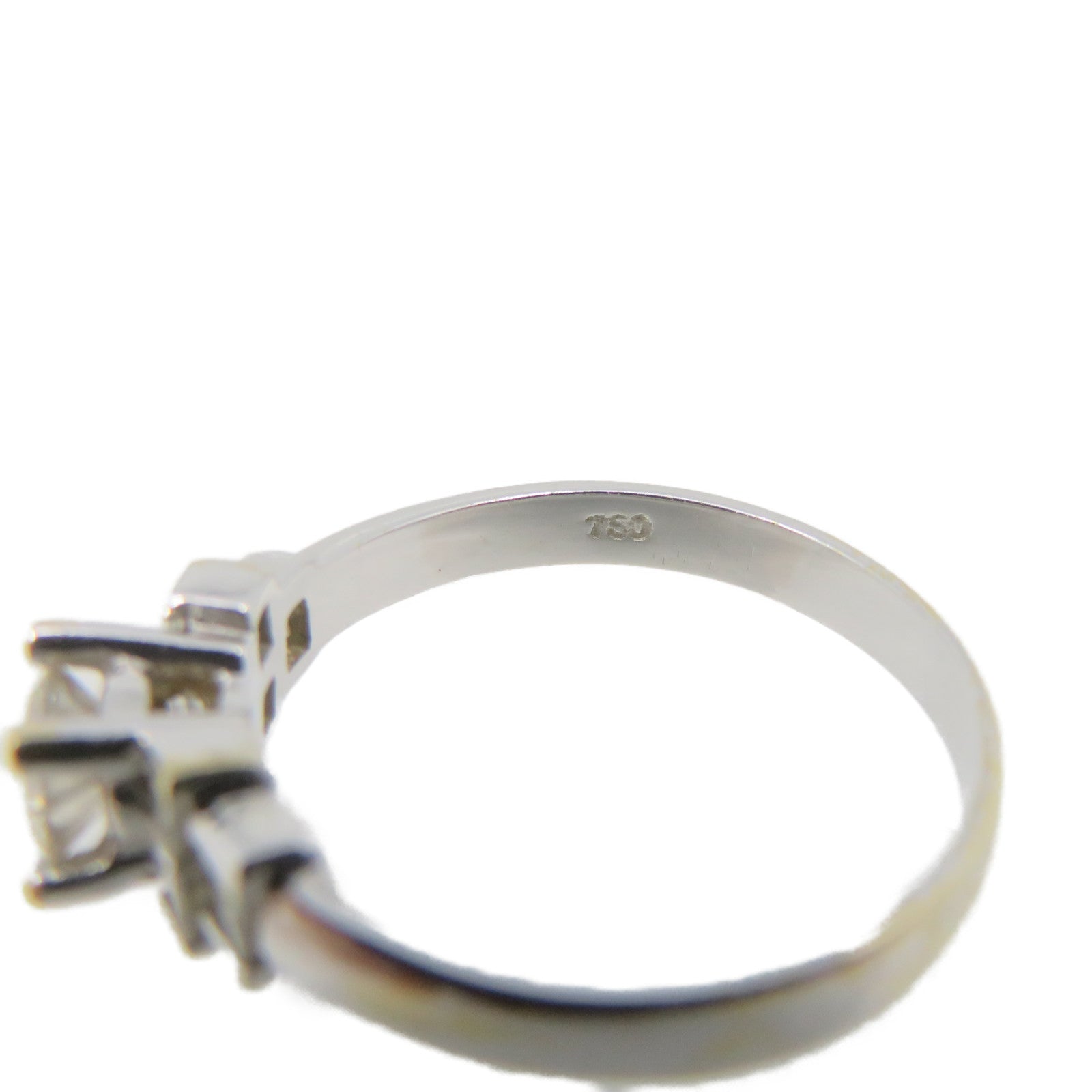 JEWELRY 18K白金/钻石Diamond Ring戒指US#5.5