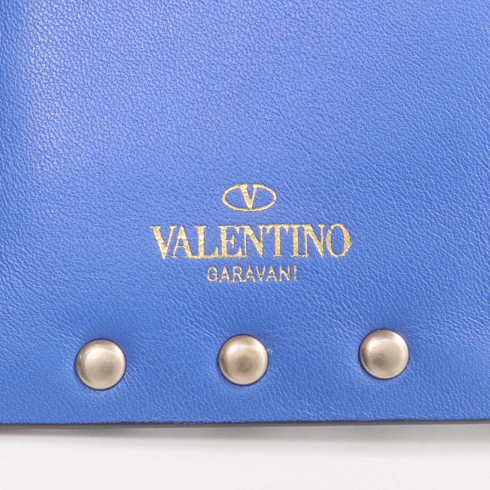 Valentino 牛皮皮革Rockstud Passport Case護照套