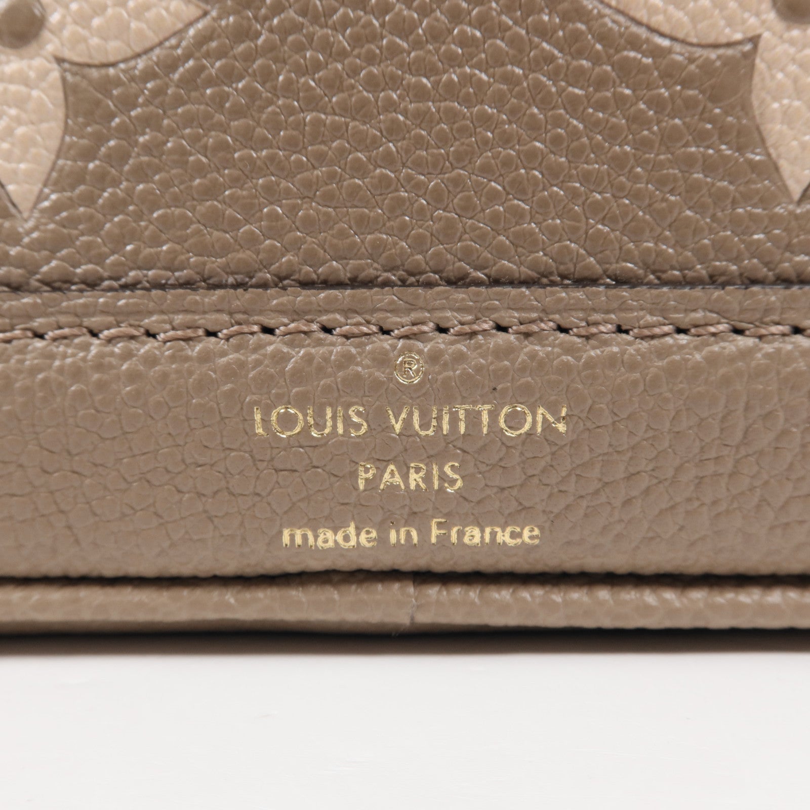 LOUIS VUITTON Monogram Empreinte Nano Noe金扣手挽肩背兩用袋