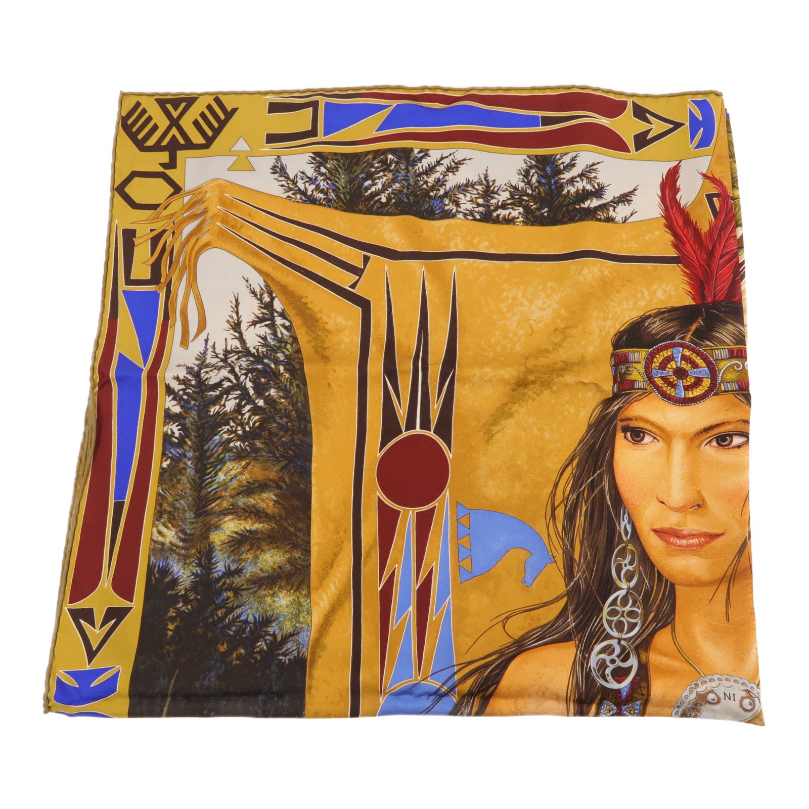 HERMES 絲質Scarf絲巾