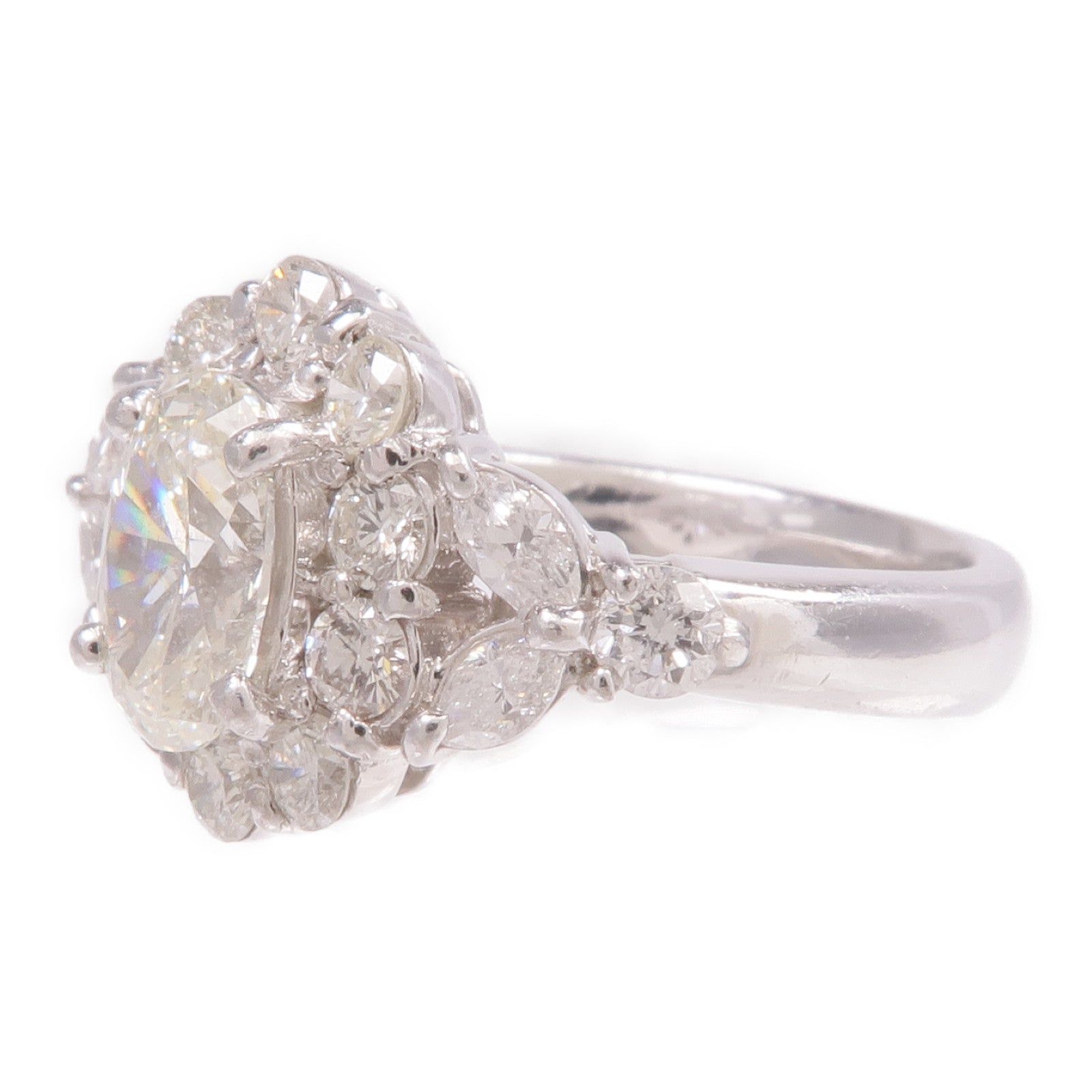 JEWELRY 【激減優惠】PT900鉑金Diamond Ring鑽石戒指US#6.25
