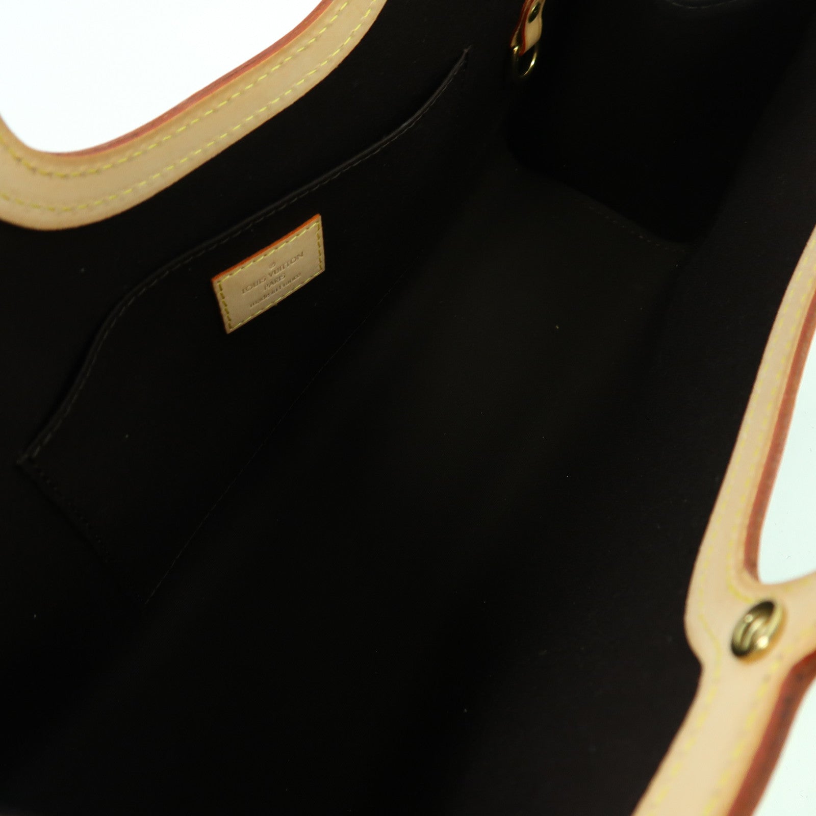 LOUIS VUITTON Monogram Vernis Roxbury Drive金扣手挽肩背兩用袋酒紅色