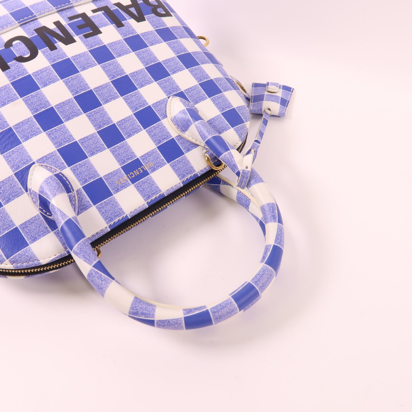 BALENCIAGA 牛皮皮革Ville Top Handle金扣手挽肩背兩用袋