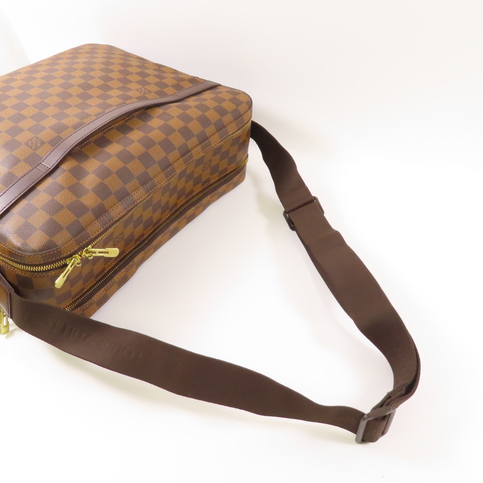 LOUIS VUITTON Damier Dorsoduro金扣肩背袋