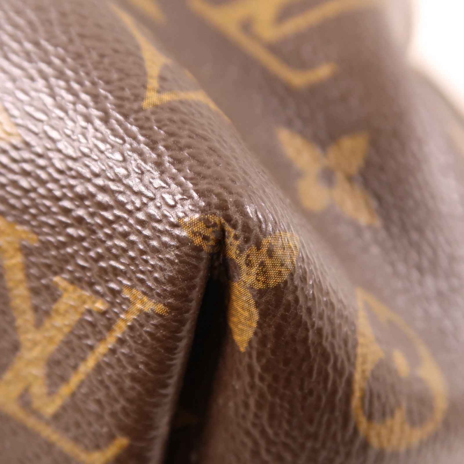 LOUIS VUITTON Monogram Turenne MM金扣手挽肩背兩用袋棕色