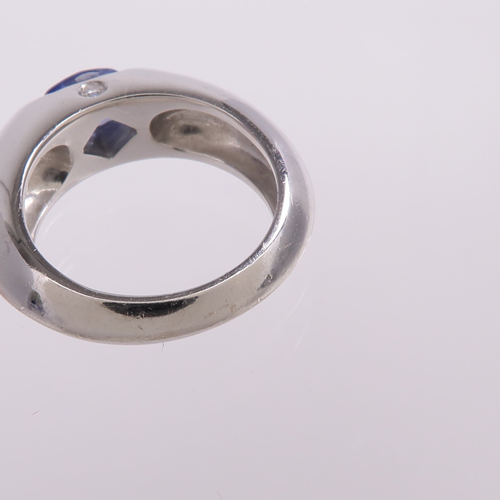 PIAGET 【激減優惠】18K白金Sapphire Ring藍寶石戒指Piaget#48/US#4.5