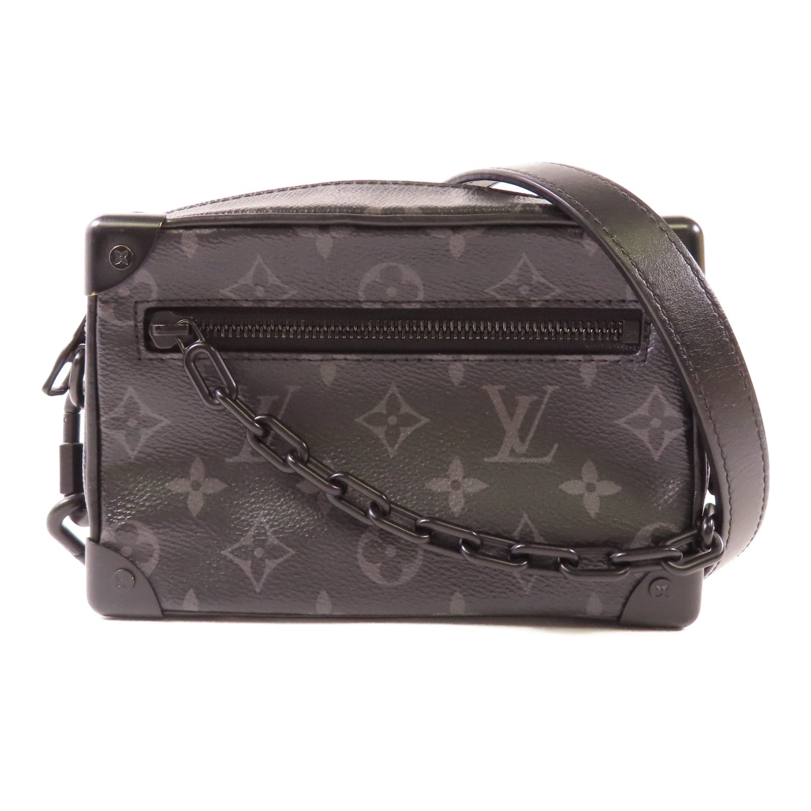 LOUIS VUITTON Monogram Eclipse Mini Soft Trunk肩背袋