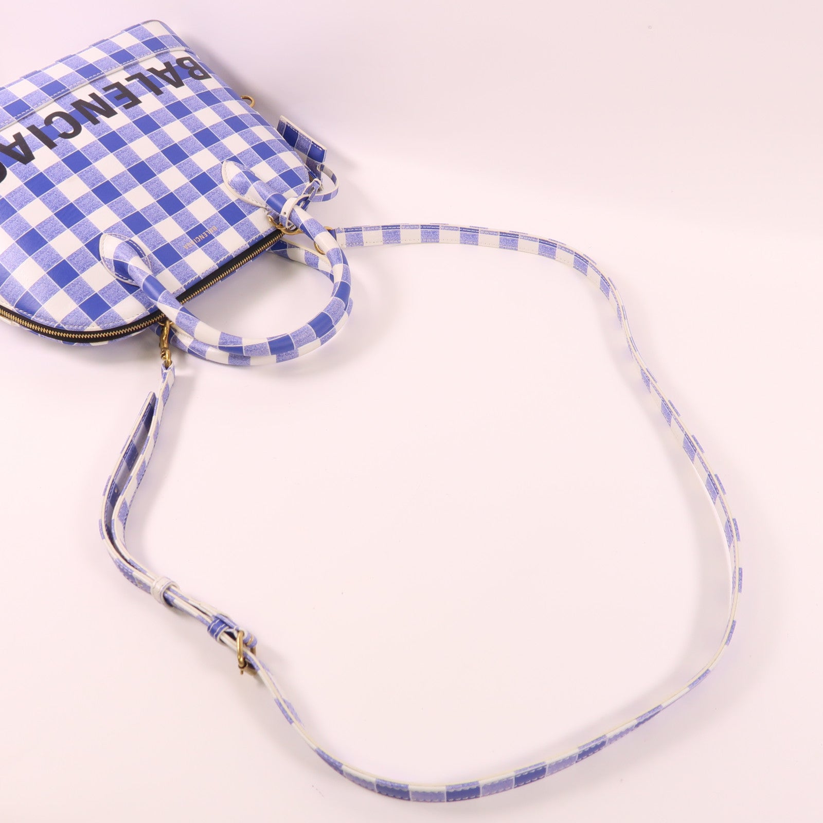 BALENCIAGA 牛皮皮革Ville Top Handle金扣手挽肩背兩用袋