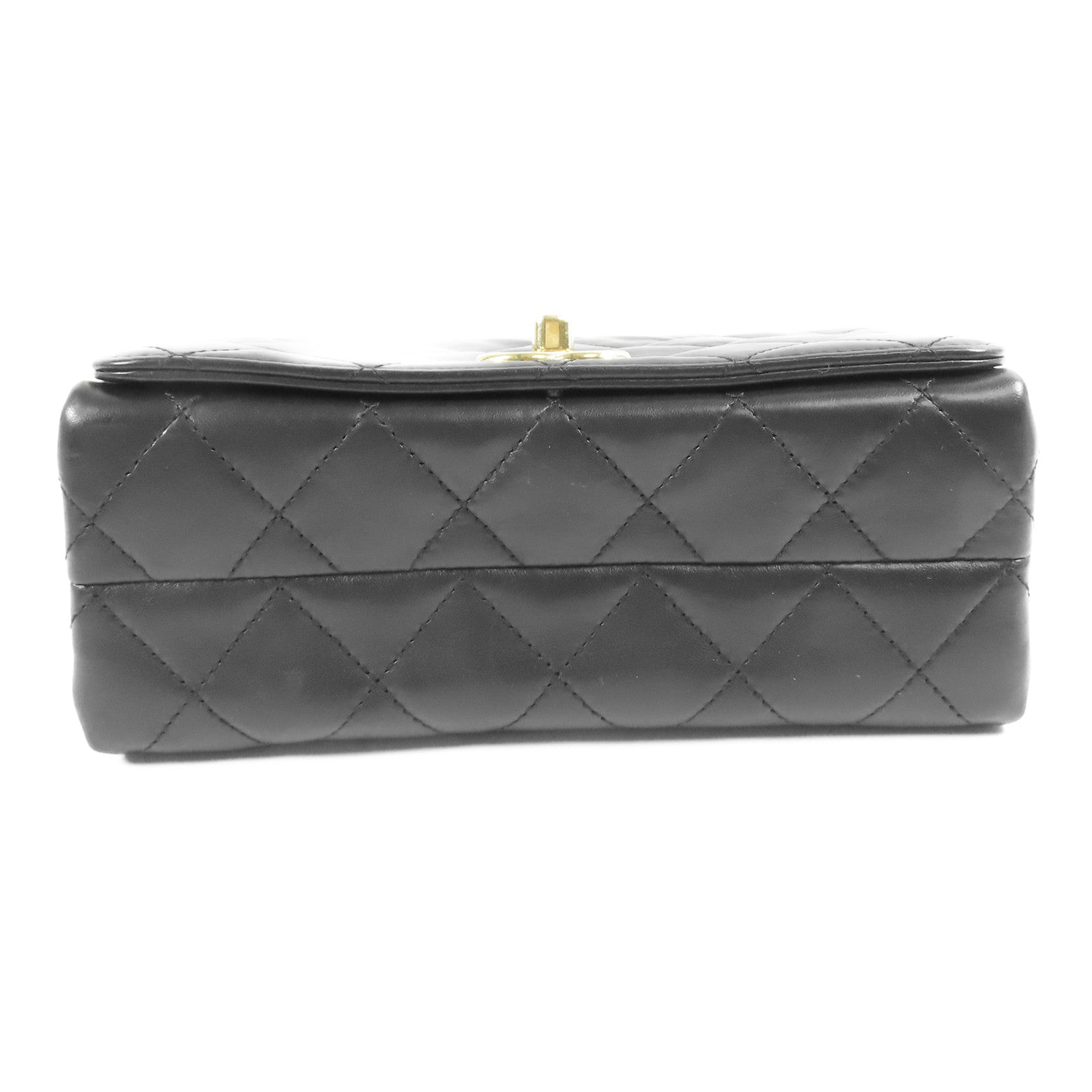 CHANEL 羊皮皮革Matelasse Bag金扣手挽肩背兩用袋