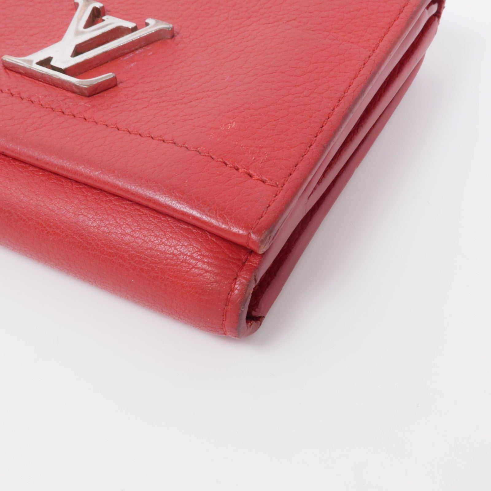 LOUIS VUITTON 【激減優惠】牛皮皮革Lockme II Wallet錢包