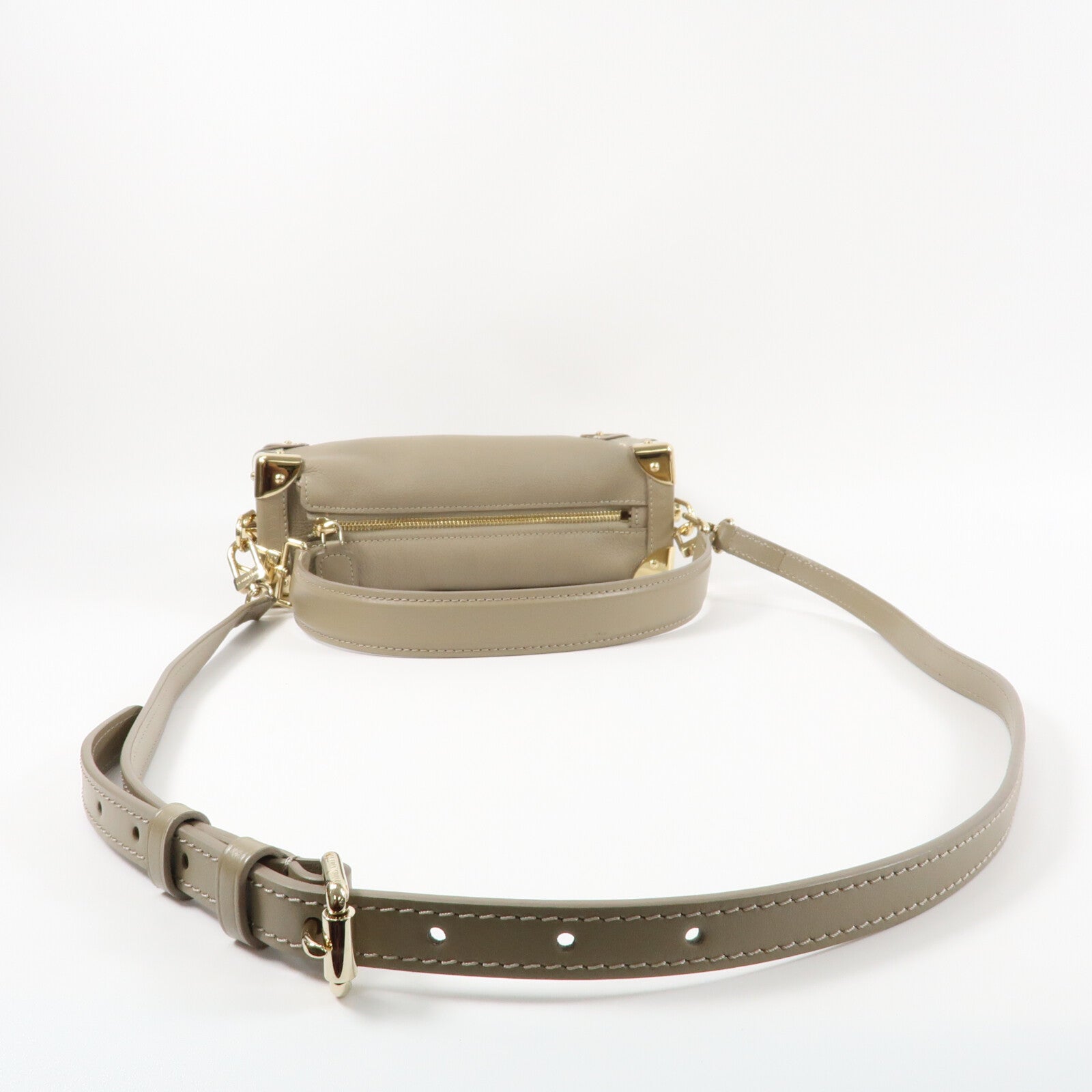 LOUIS VUITTON 牛皮皮革Side Trunk MM手挽肩背兩用袋