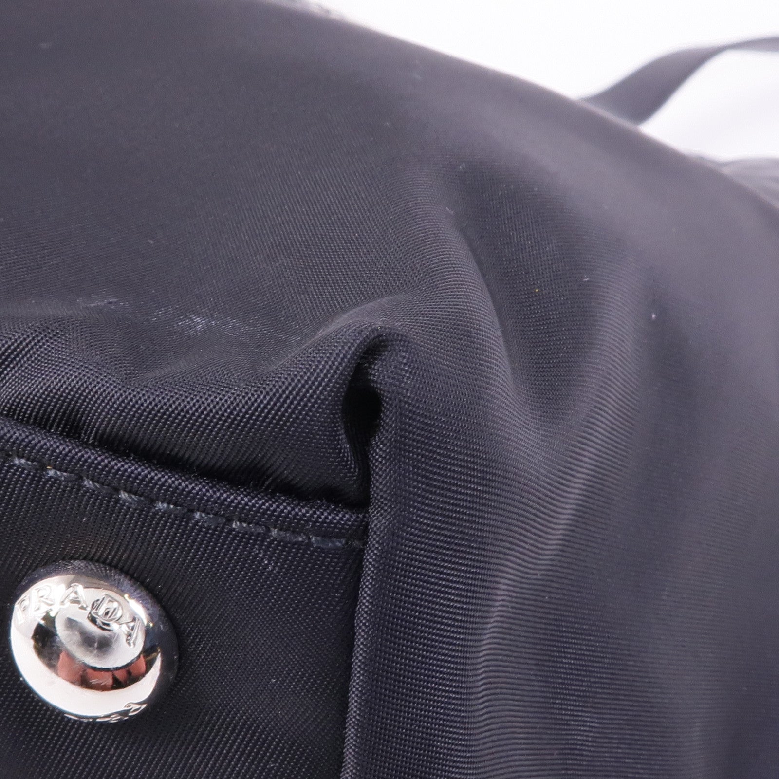 PRADA 尼龍Shoulder Tote銀扣肩背袋/手挽袋