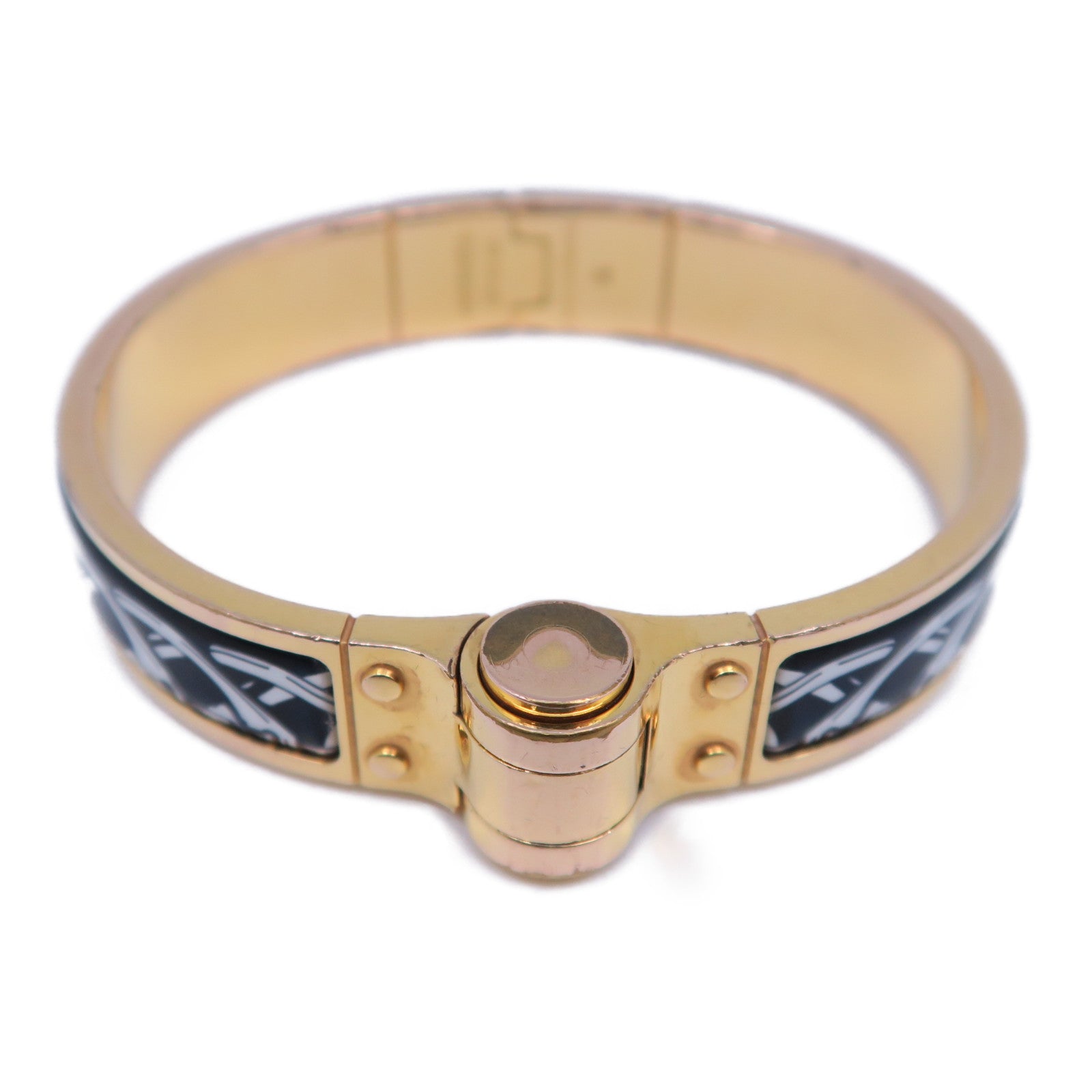 HERMES 【激減優惠】金屬Bangle手鐲金色/黑色/白色