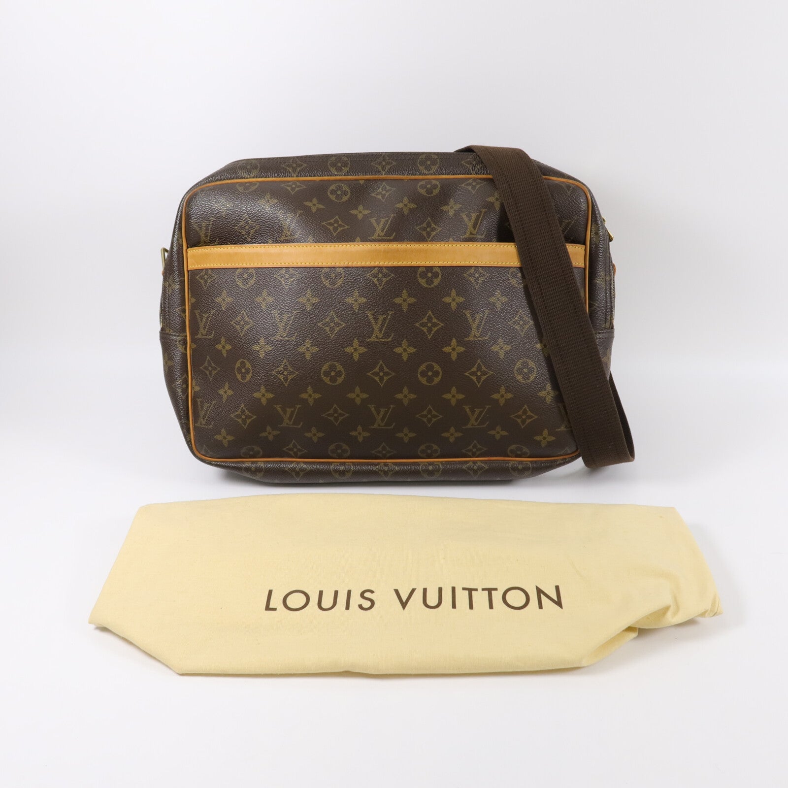LOUIS VUITTON Monogram Reporter GM肩背袋