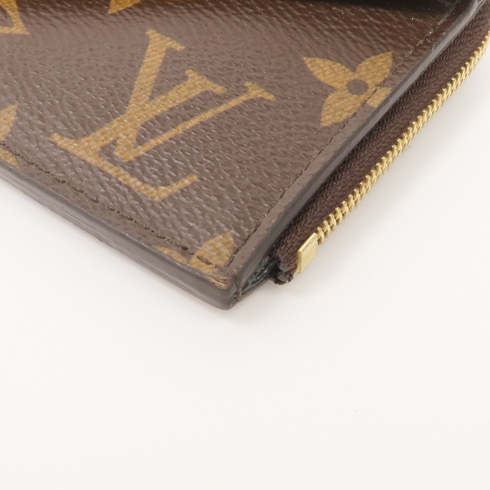 LOUIS VUITTON Monogram Recto Verso Card Case金扣卡片套