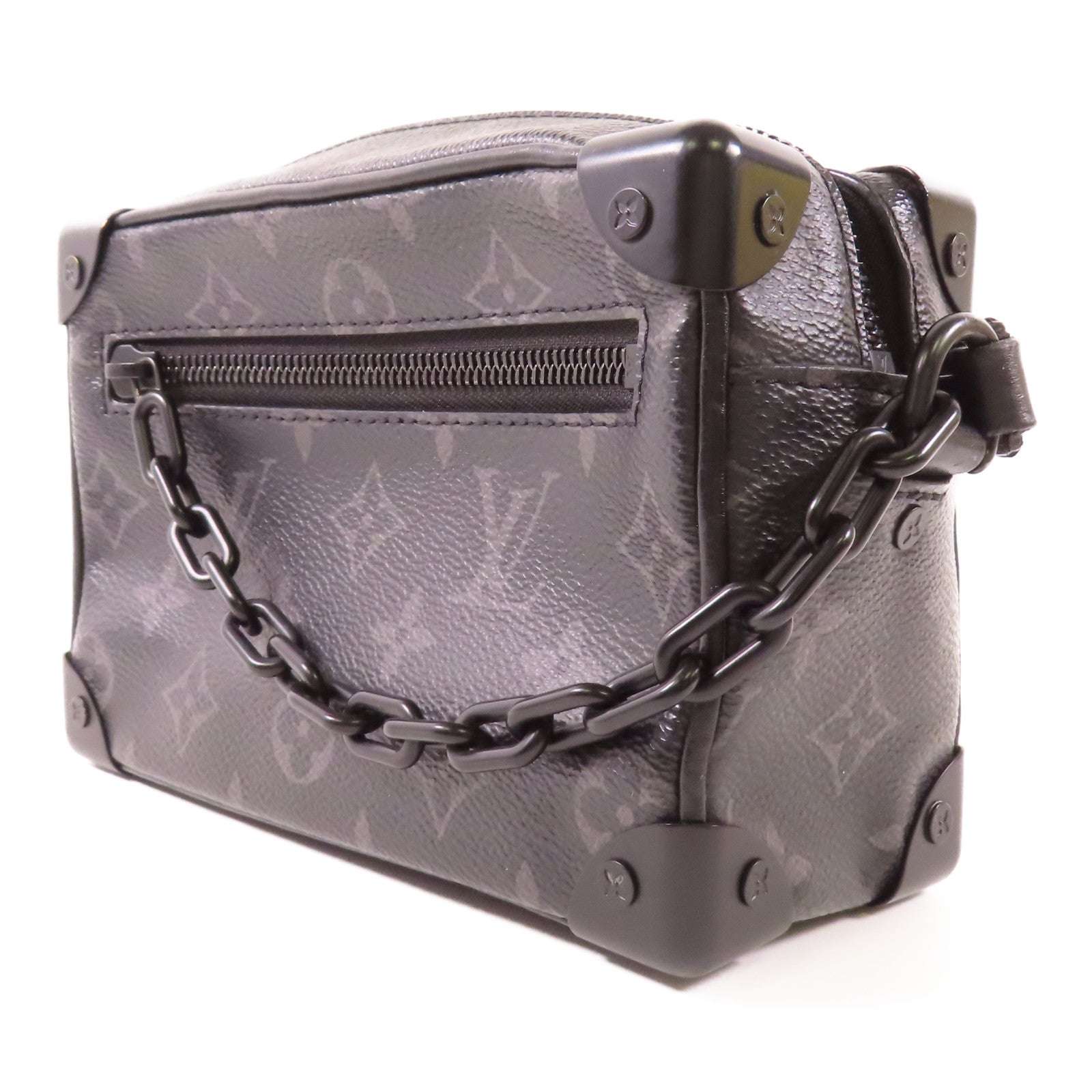 LOUIS VUITTON Monogram Eclipse Mini Soft Trunk肩背袋