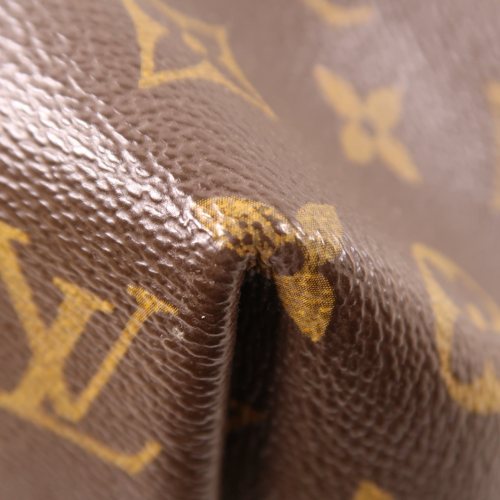 LOUIS VUITTON Monogram Turenne MM金扣手挽肩背兩用袋棕色