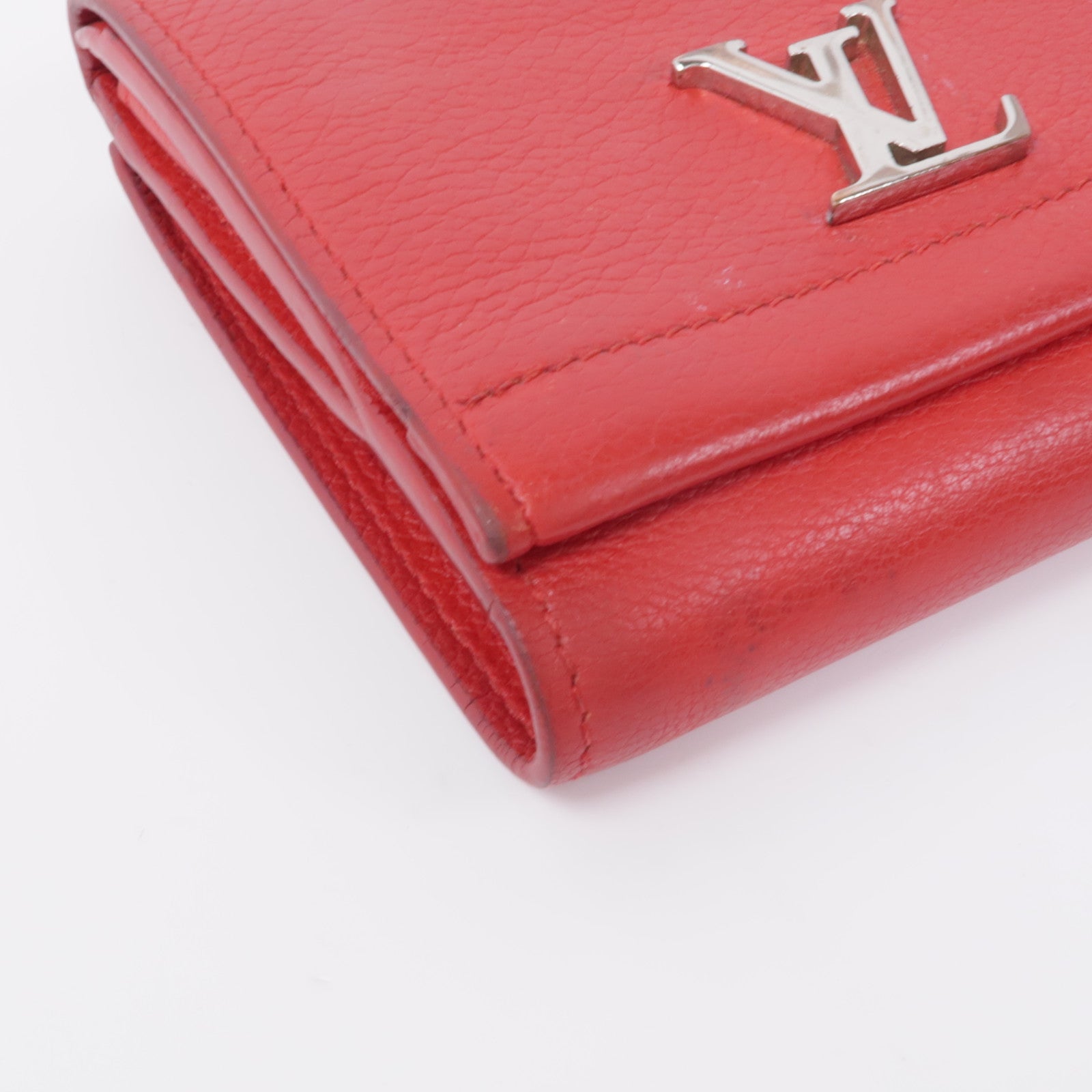 LOUIS VUITTON LV SHW Lockme II Wallet M64308 Calfskin Leather