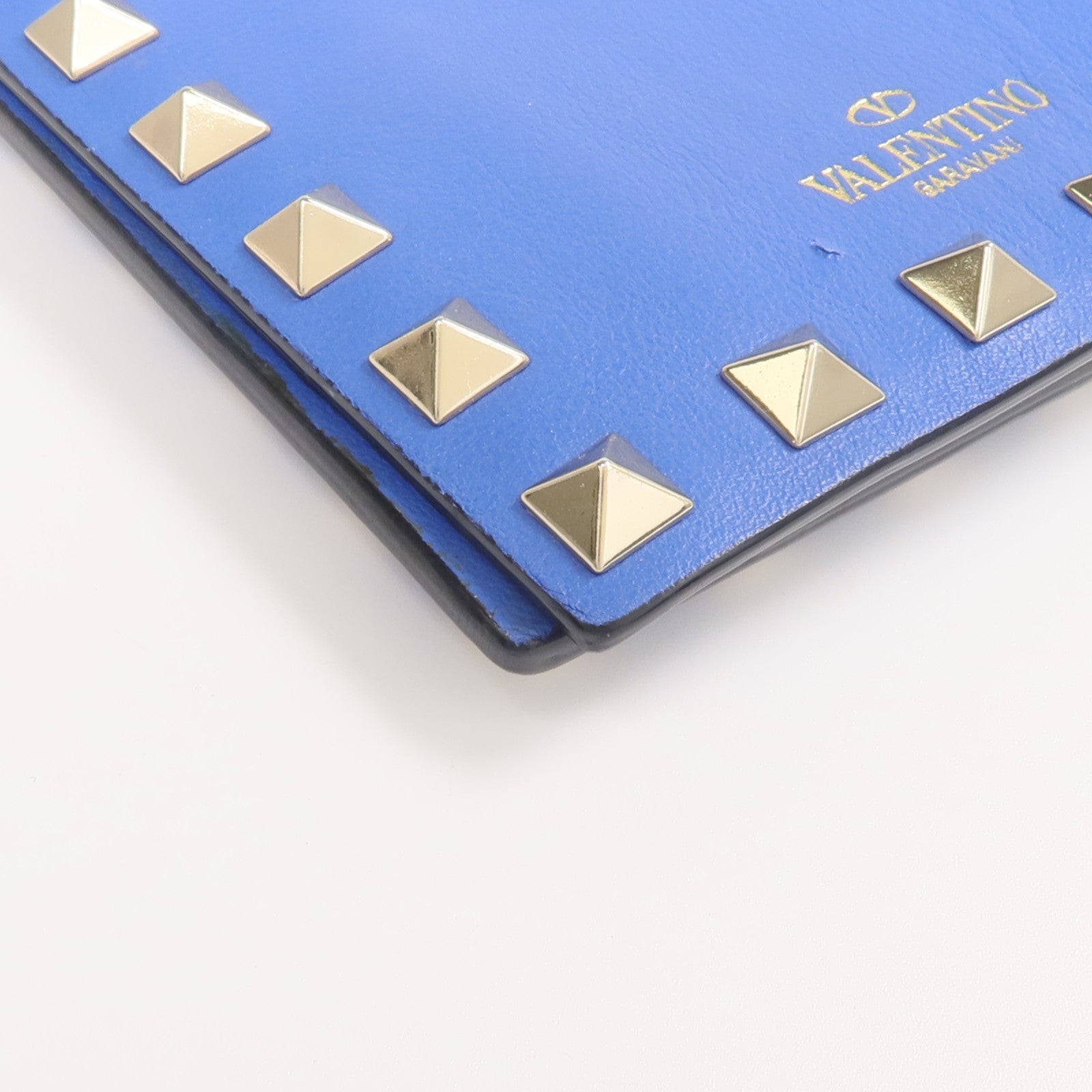 Valentino 牛皮皮革Rockstud Passport Case護照套