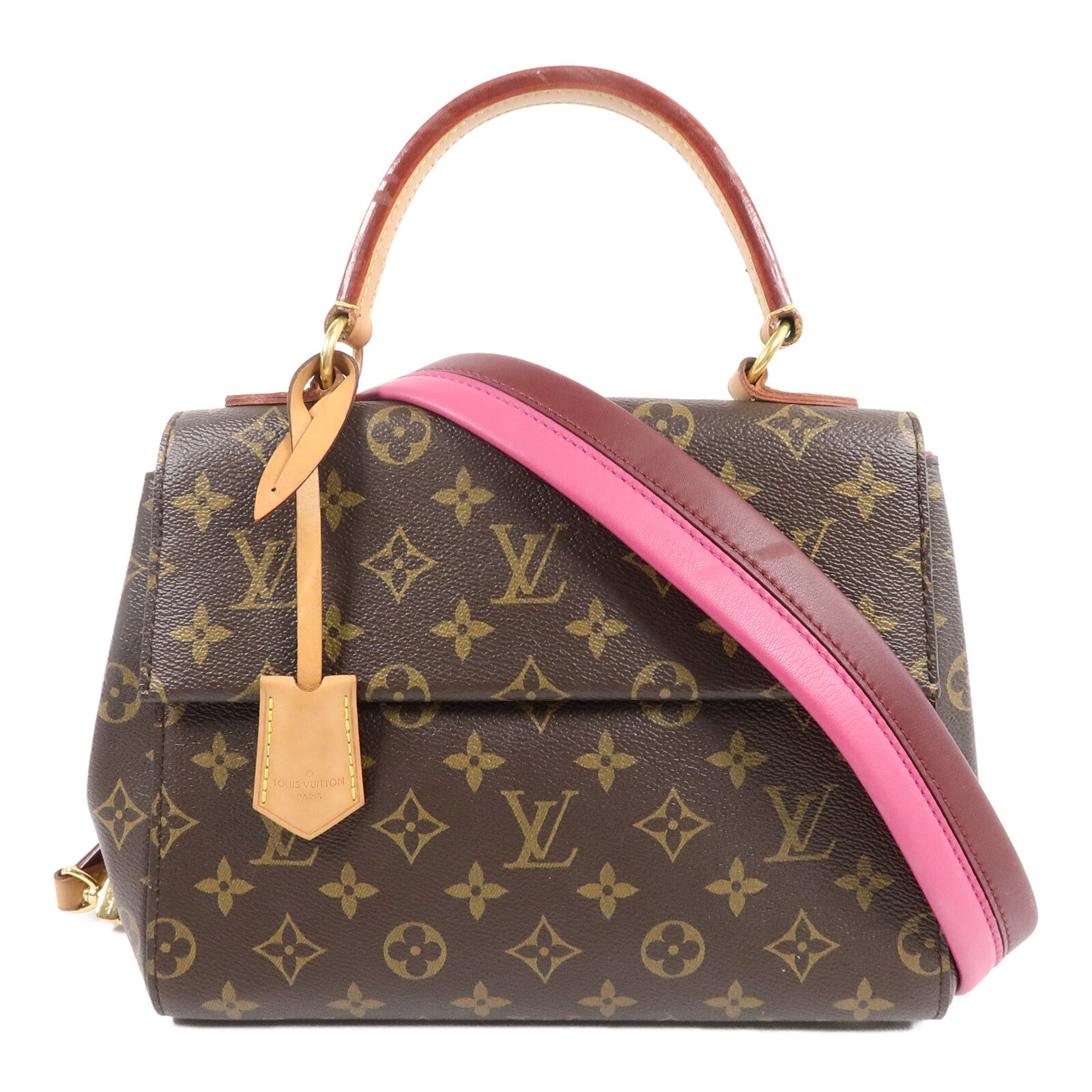 LOUIS VUITTON Monogram Cluny BB手挽肩背兩用袋