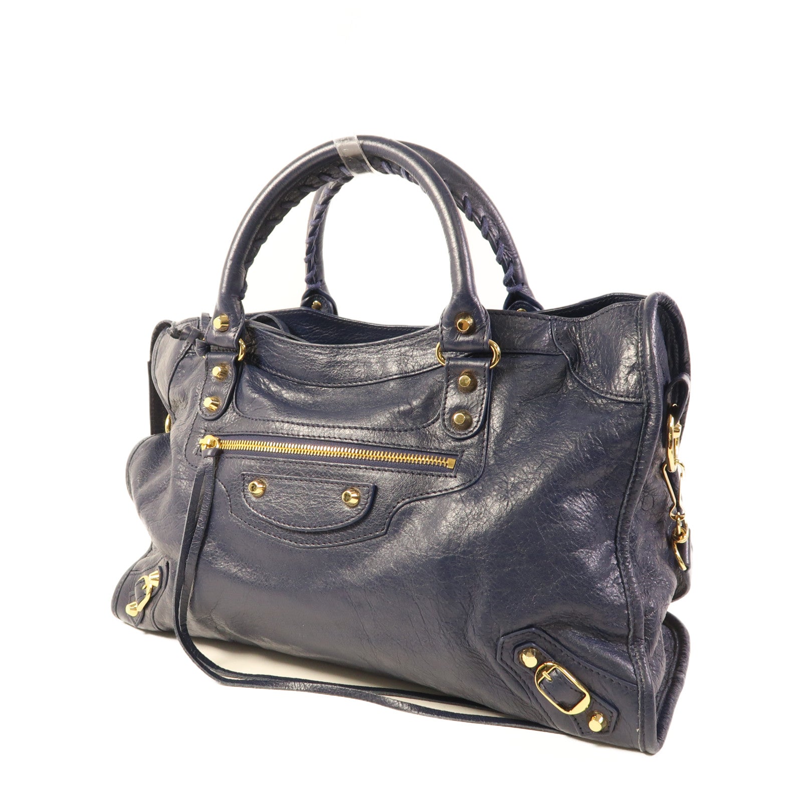 BALENCIAGA 牛皮皮革City金扣手挽肩背兩用袋