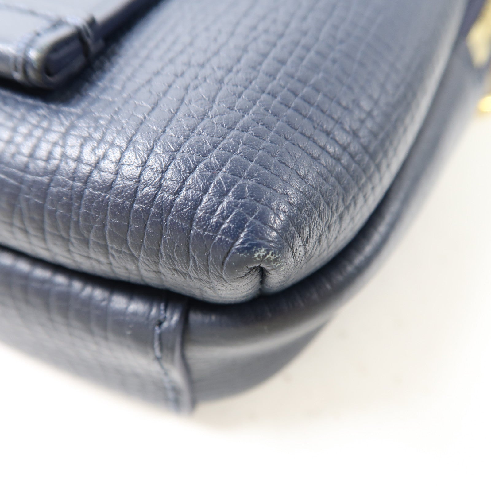 LOUIS VUITTON Monogram Denim/Taurillon x Nigo Flap Double Phone Pouch金扣肩背袋藍色