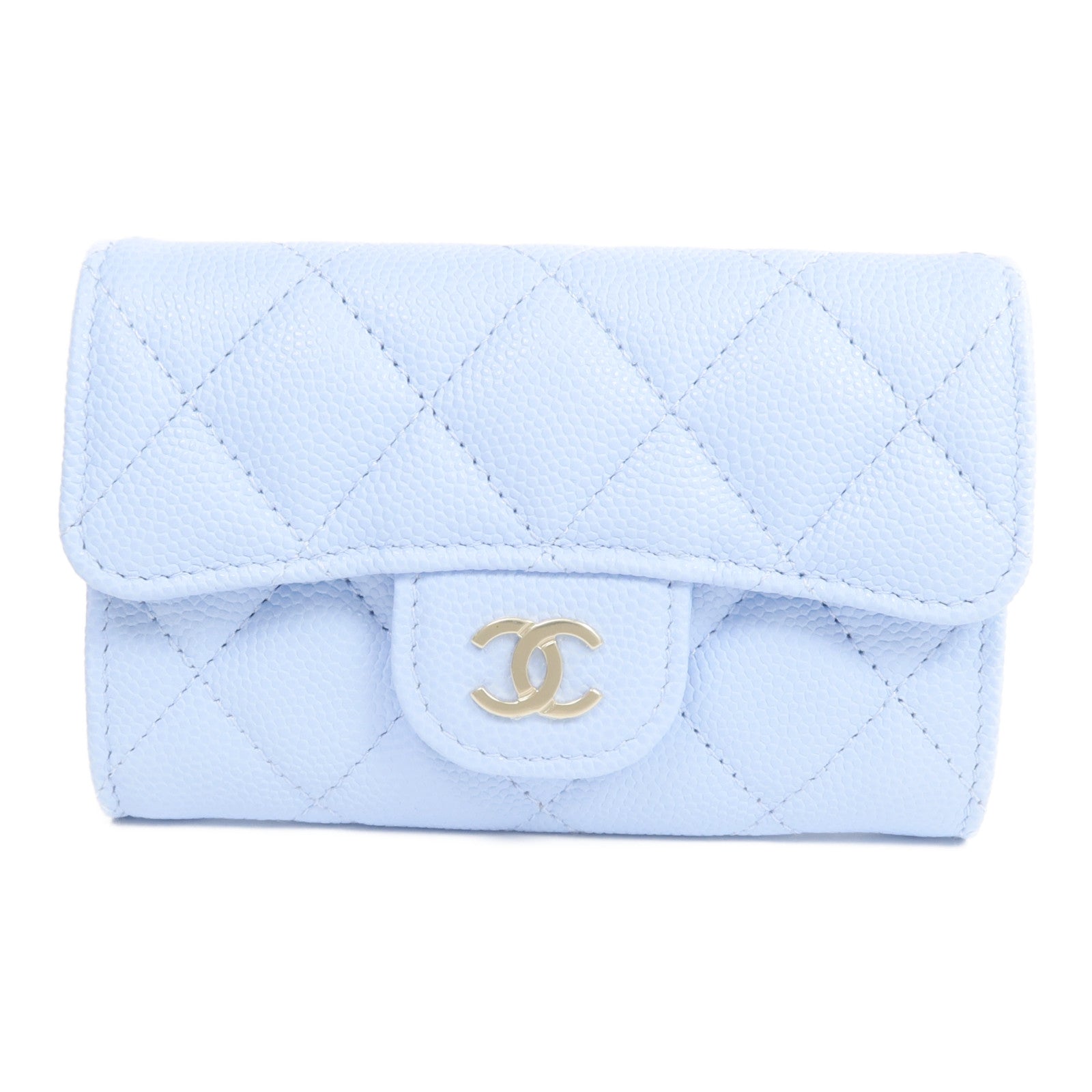 CHANEL 牛皮皮革Card Case金扣卡片套