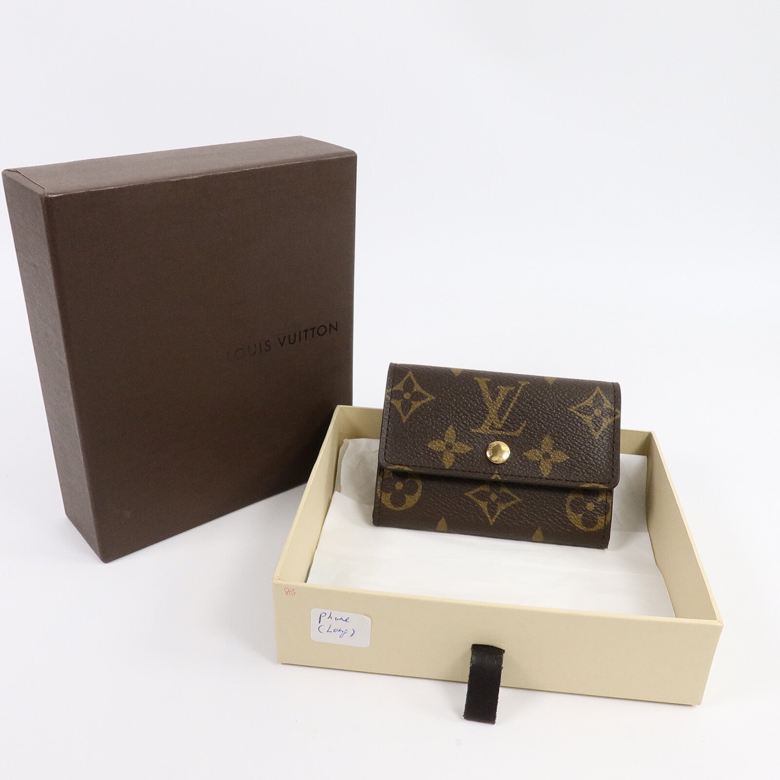 LOUIS VUITTON Monogram Porte-Monnaie Plat零錢包