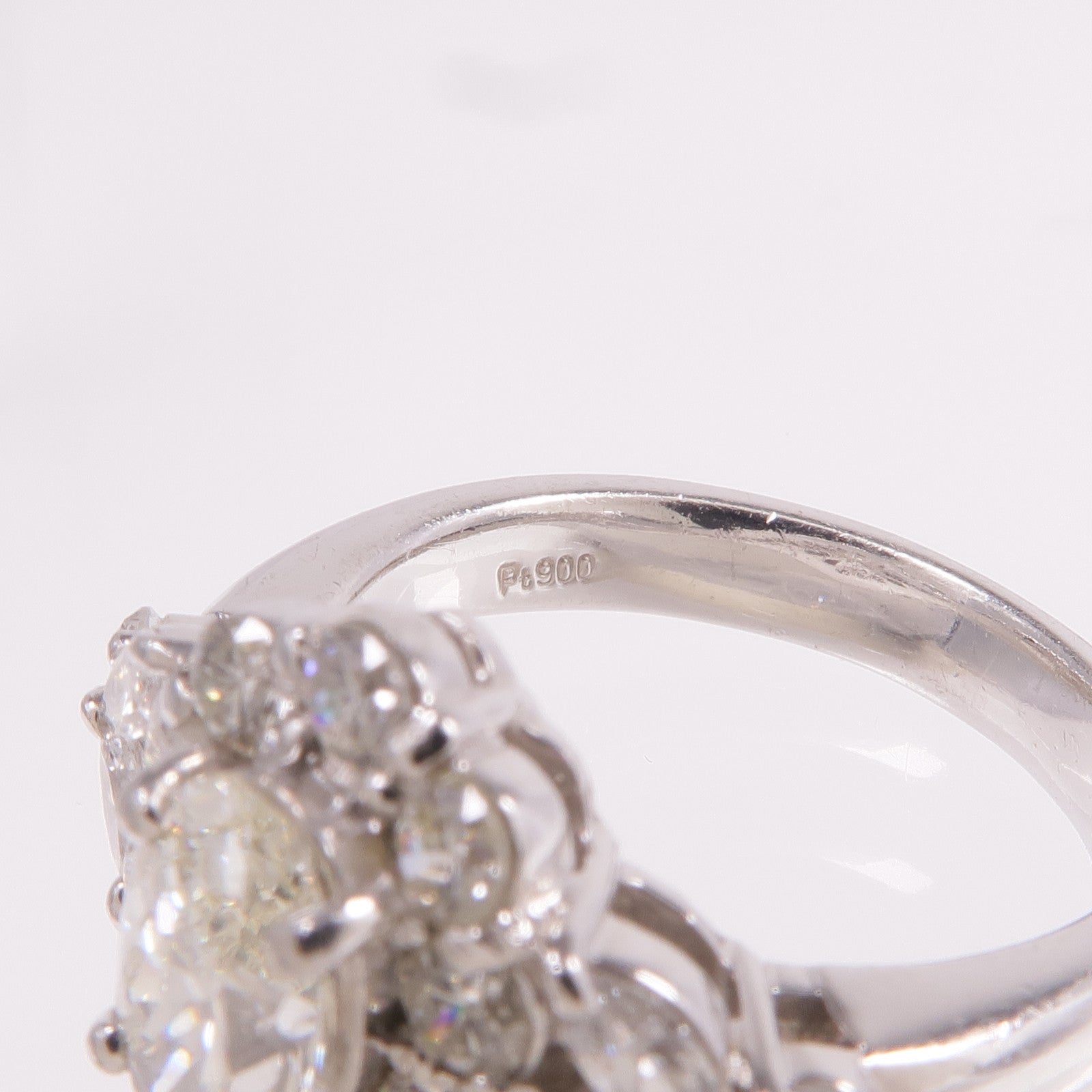 JEWELRY 【激減優惠】PT900鉑金Diamond Ring鑽石戒指US#6.25